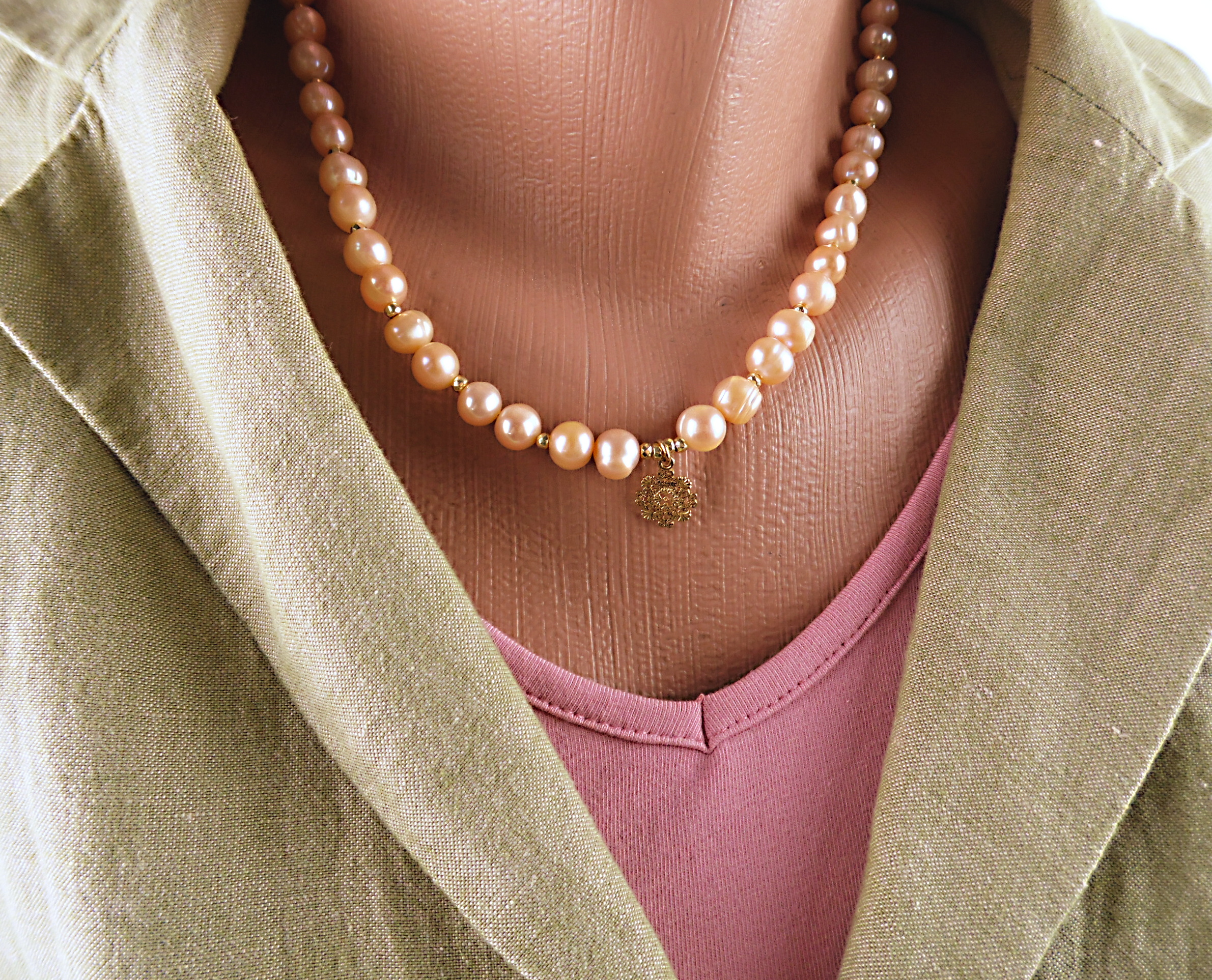 Naszyjnik z perłami - nr kat. 223