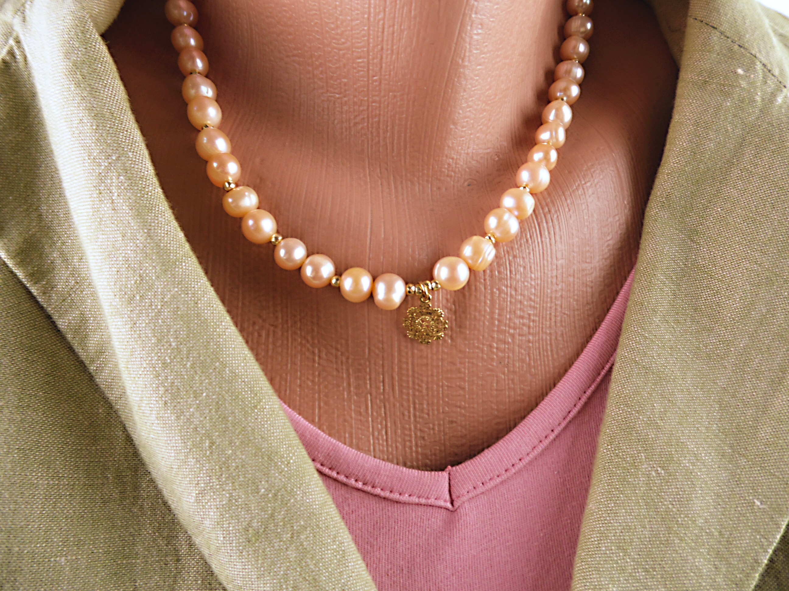 Naszyjnik z perłami - nr kat. 223