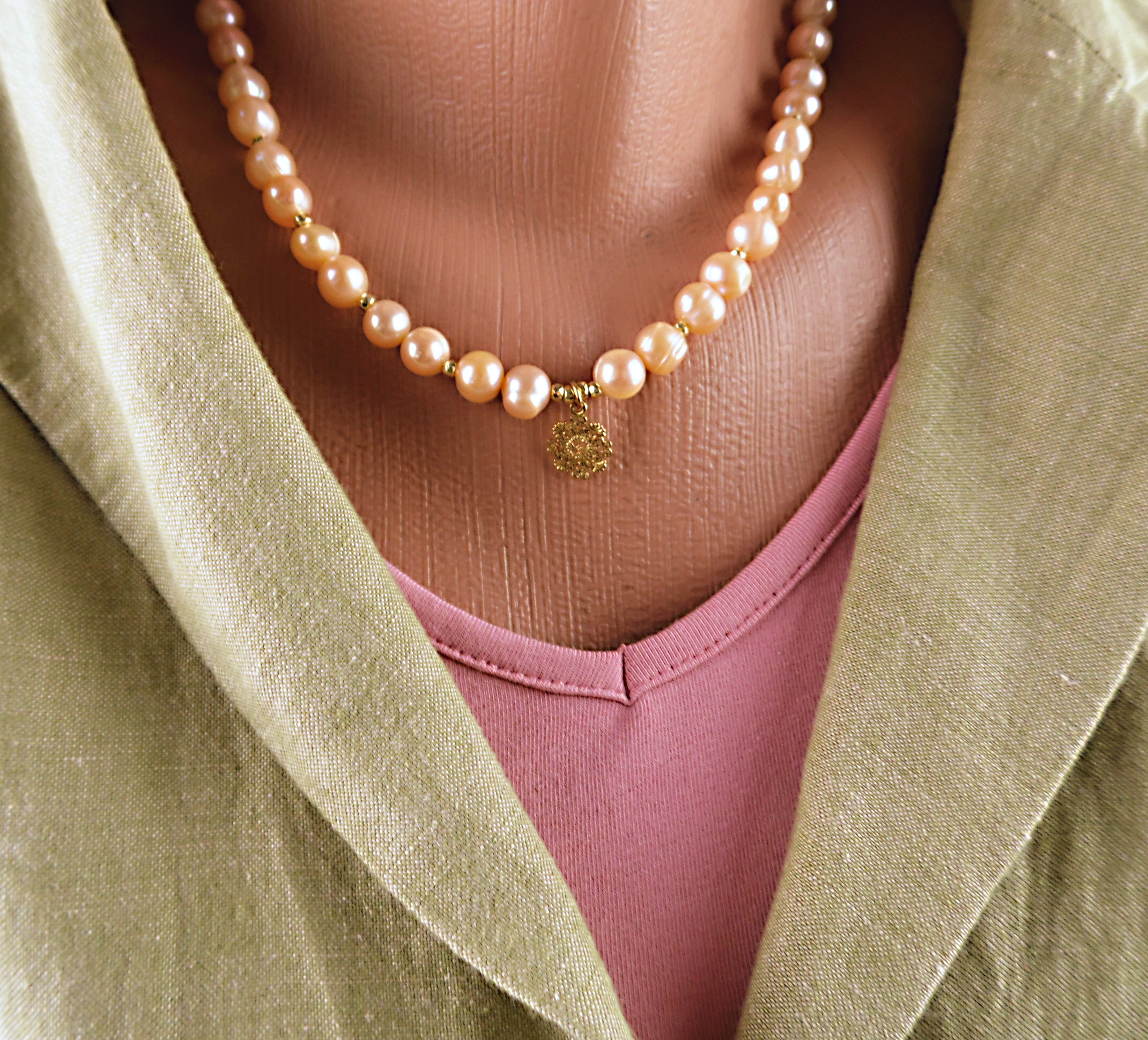 Naszyjnik z perłami - nr kat. 223