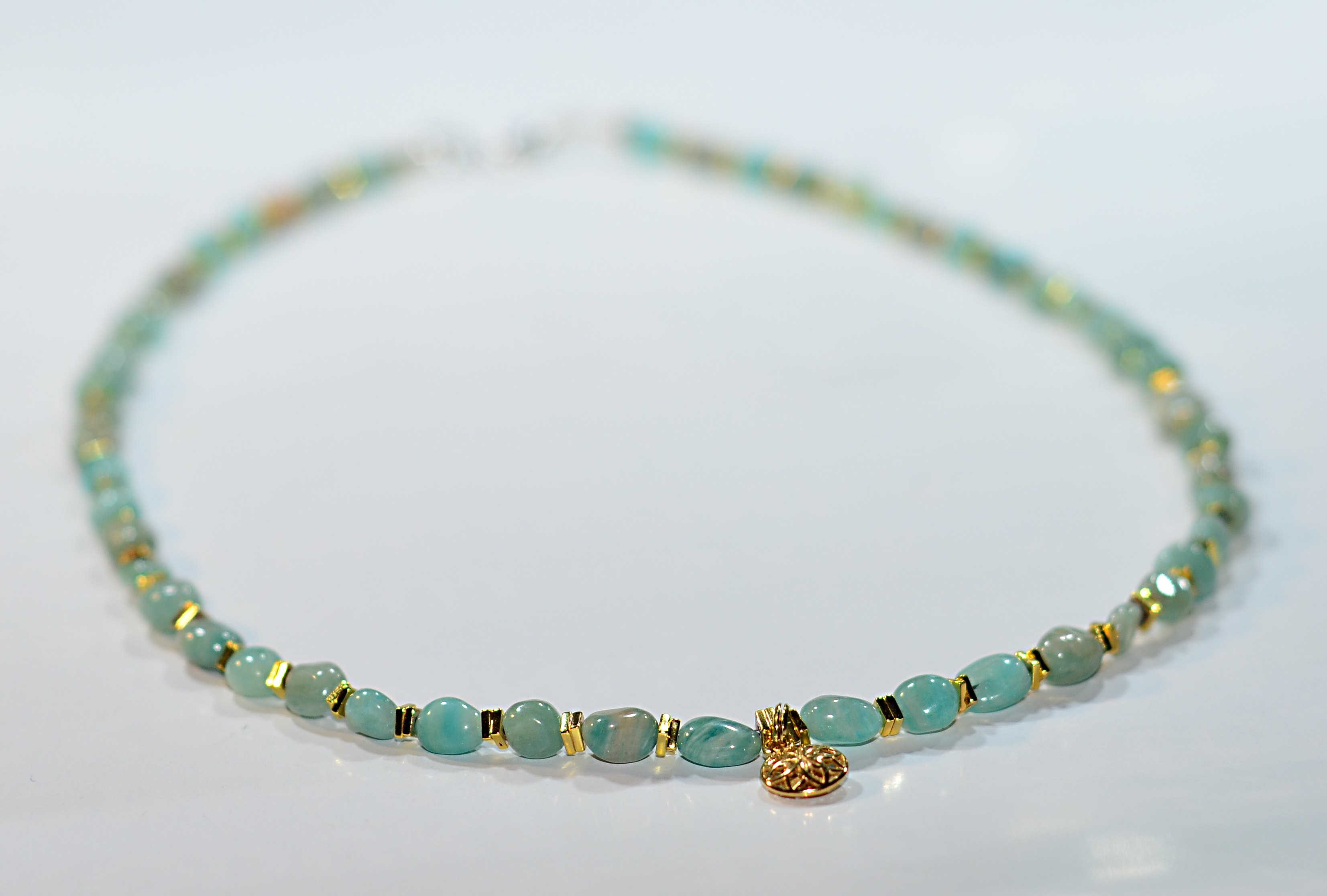 Naszyjnik i bransoletka z amazonitem - nr kat. 220, 220a