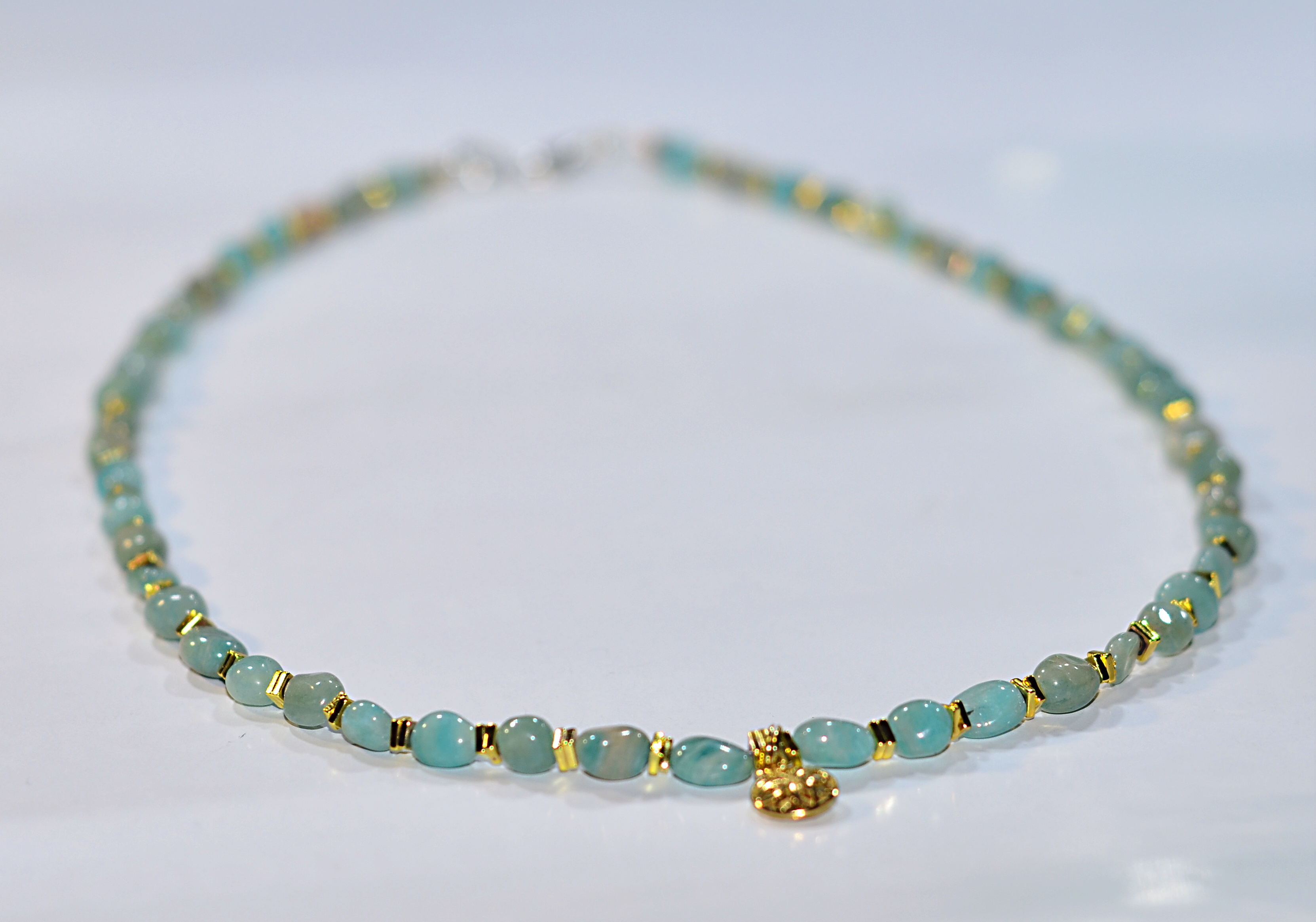 Naszyjnik z amazonitem - nr kat. 220