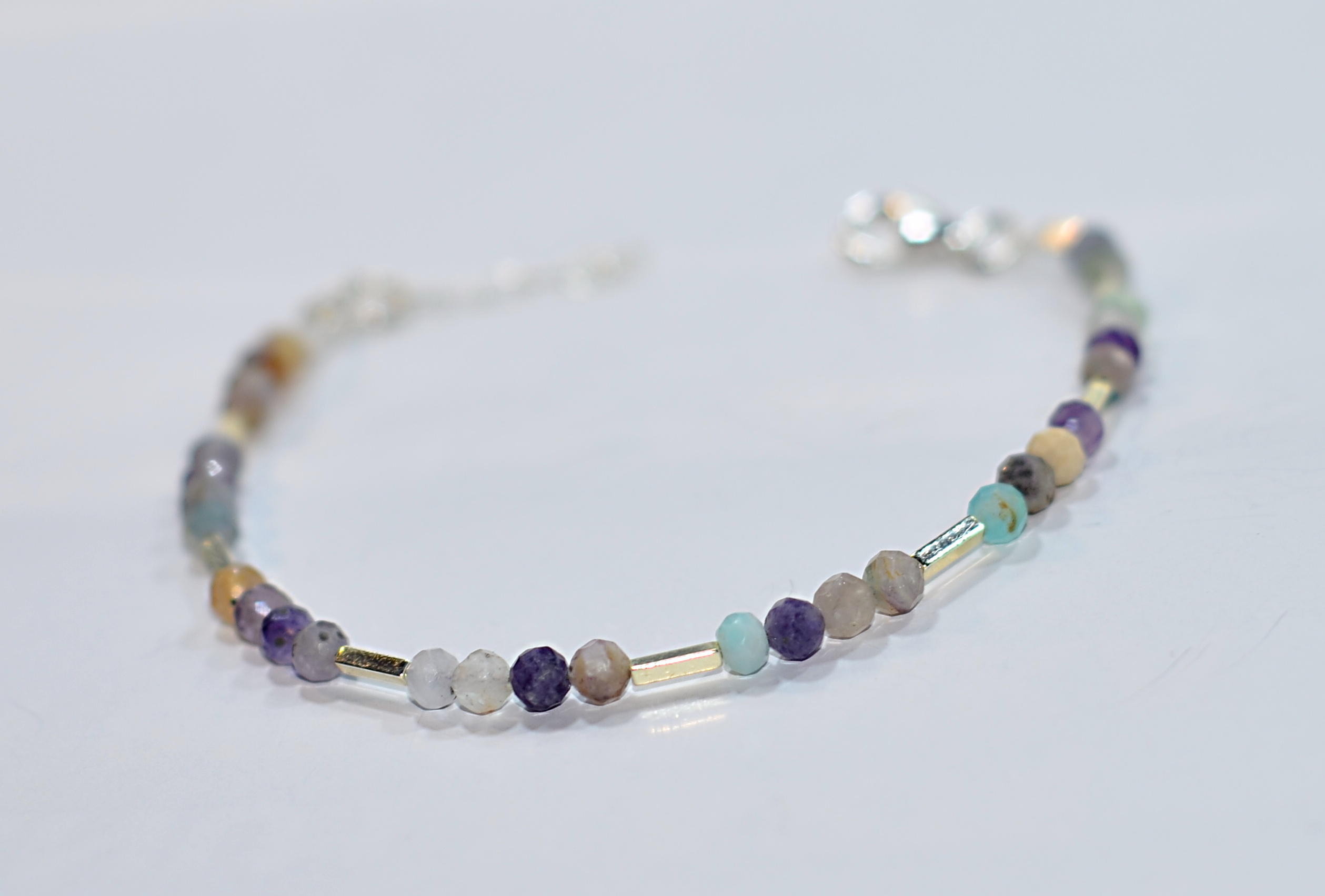 Naszyjnik i bransoletka z miksem kamieni - 144, 144a