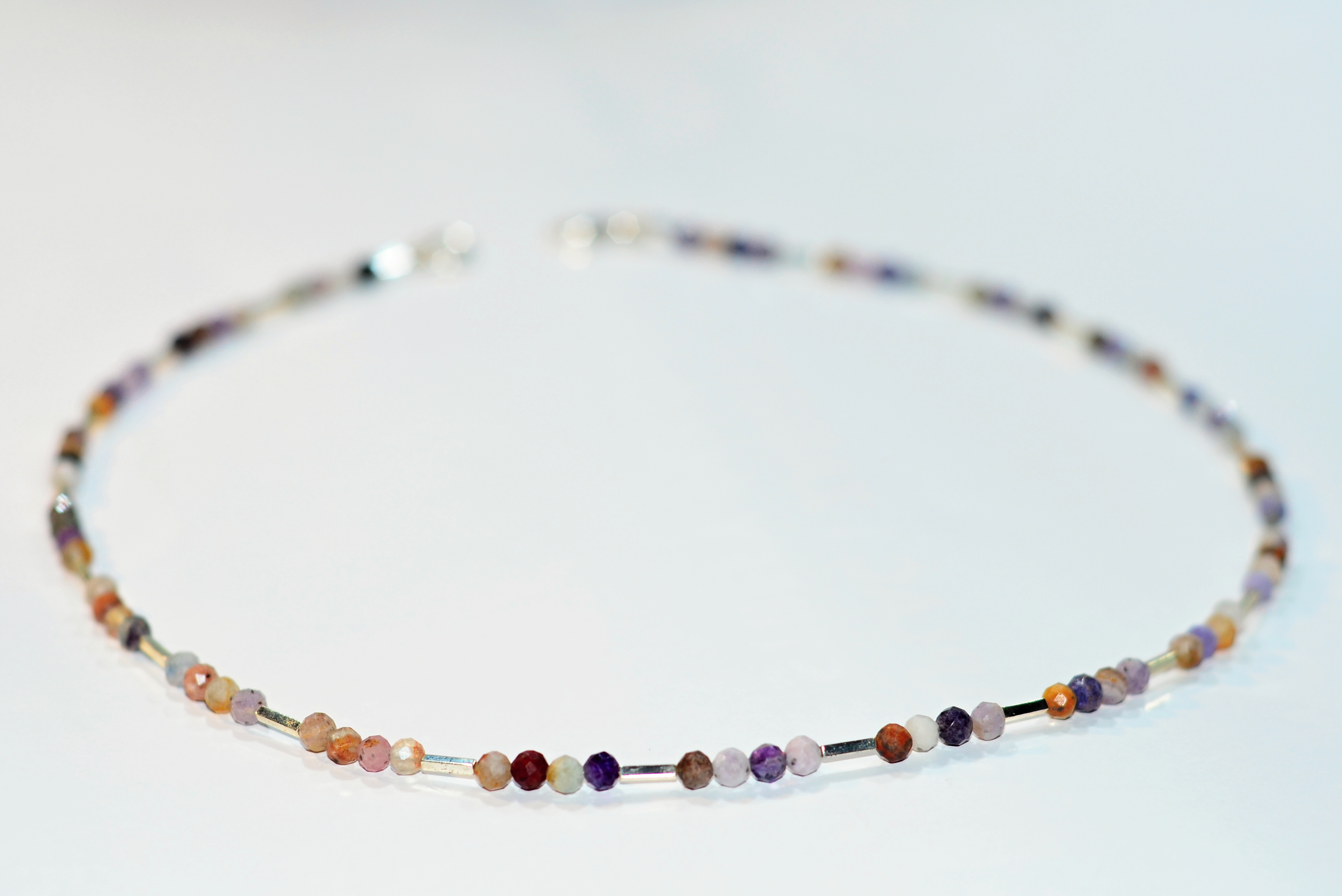 Naszyjnik z miksem kamieni - 144  