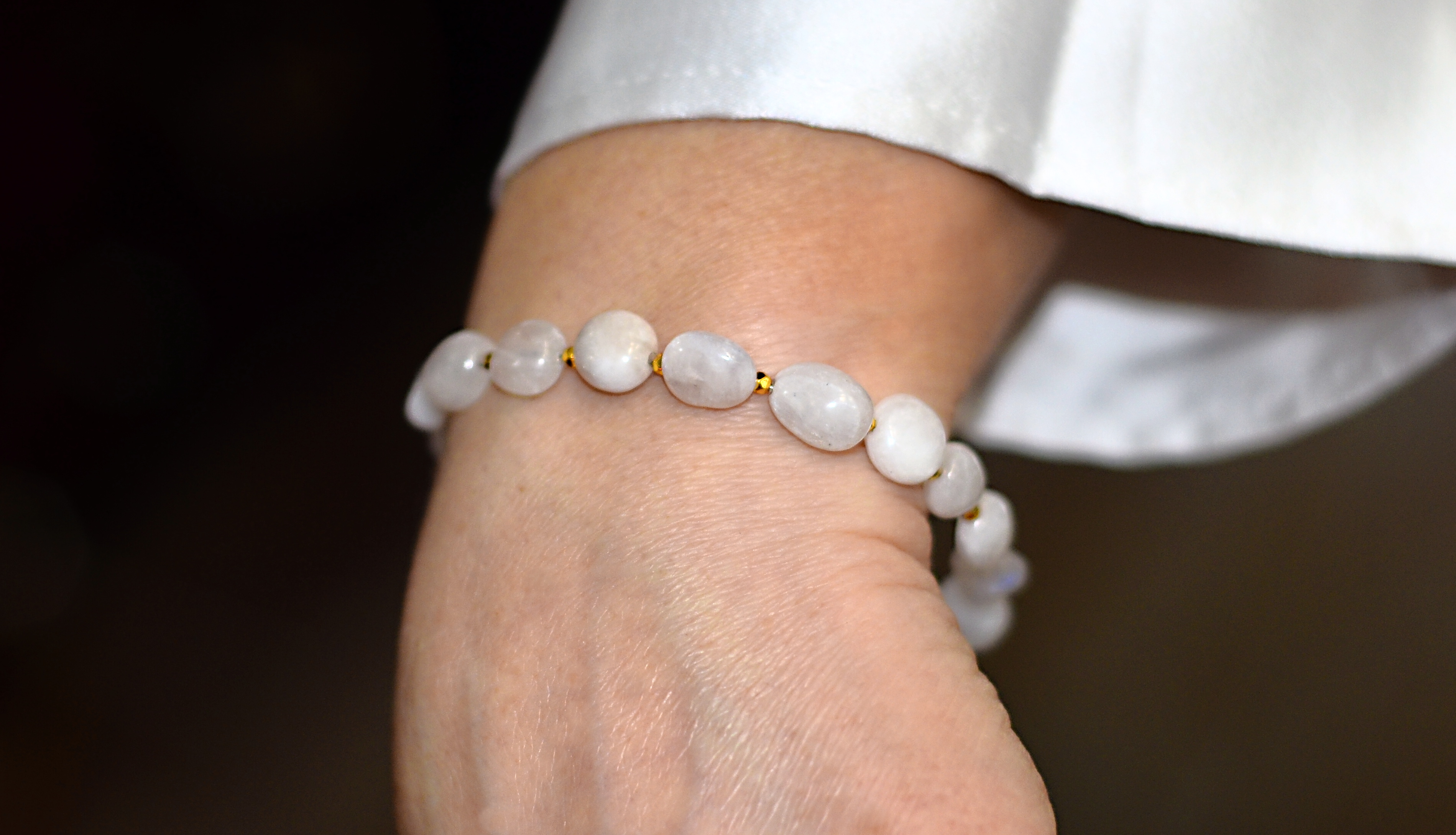 Bransoletka z kamieniem księżycowym - nr kat. 212a