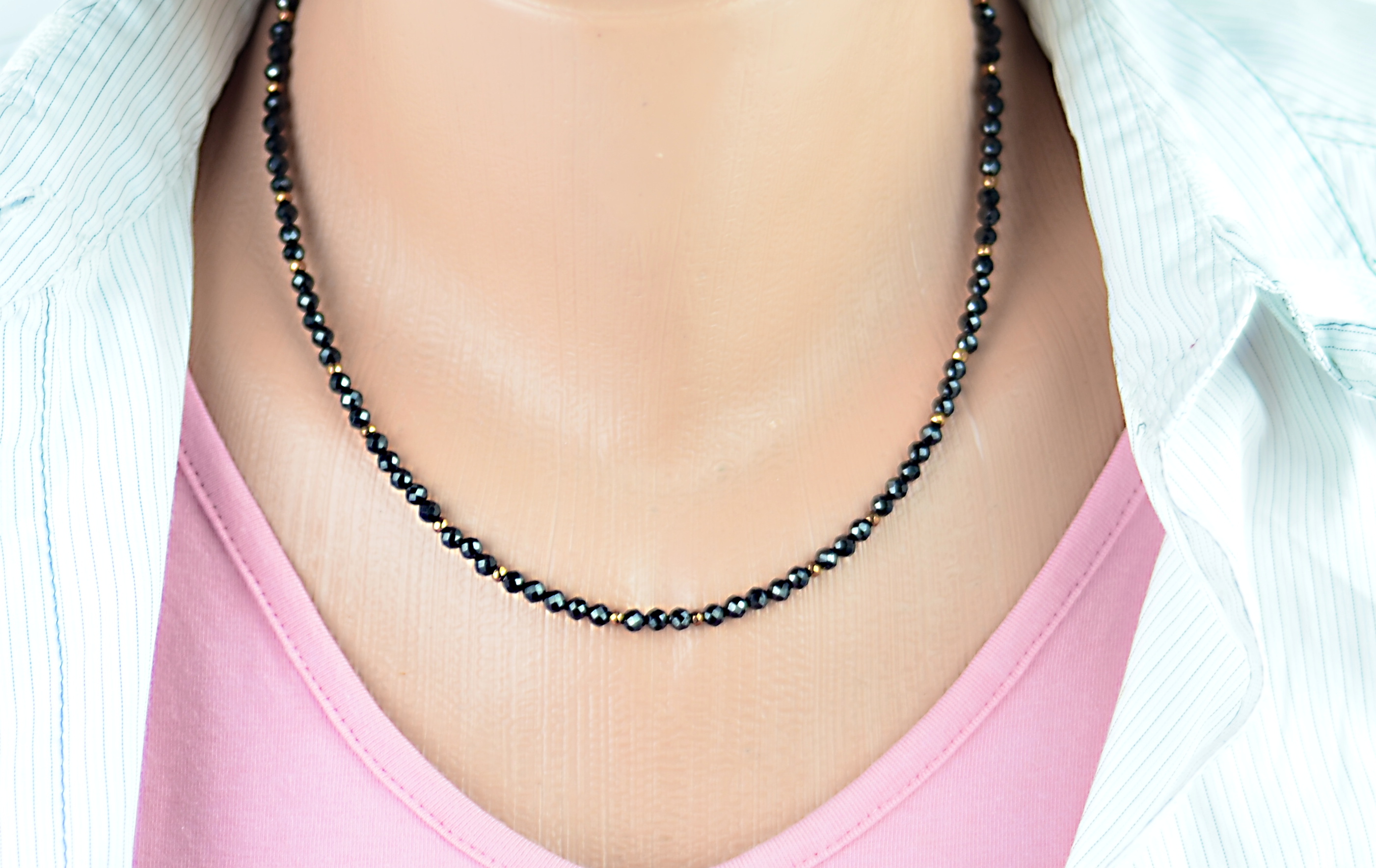 Naszyjnik z agatem - nr kat. 202b