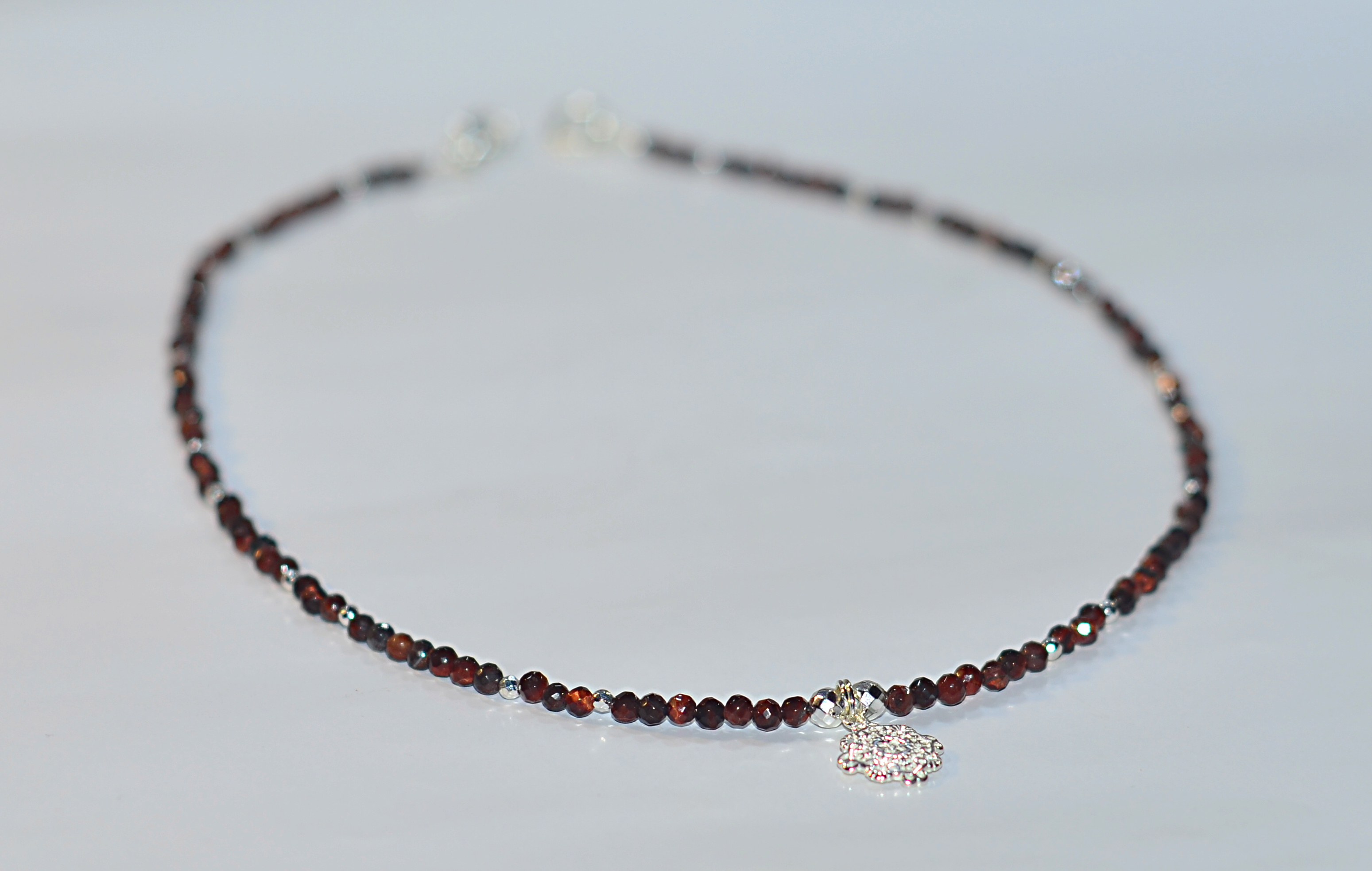 Naszyjnik i bransoletka z agatem - nr kat. 203, 203a