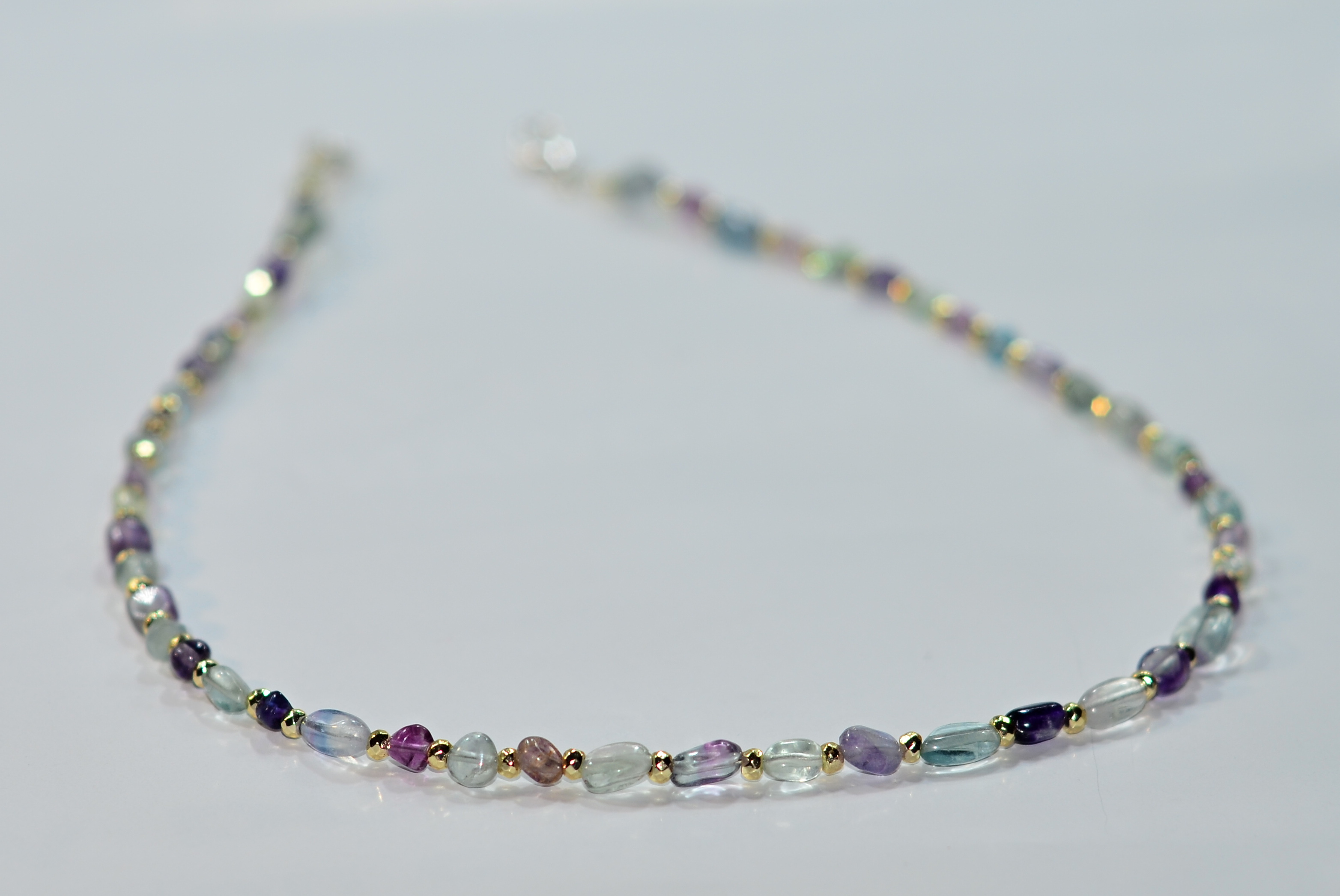 Naszyjnik z fluorytem - nr kat. 209