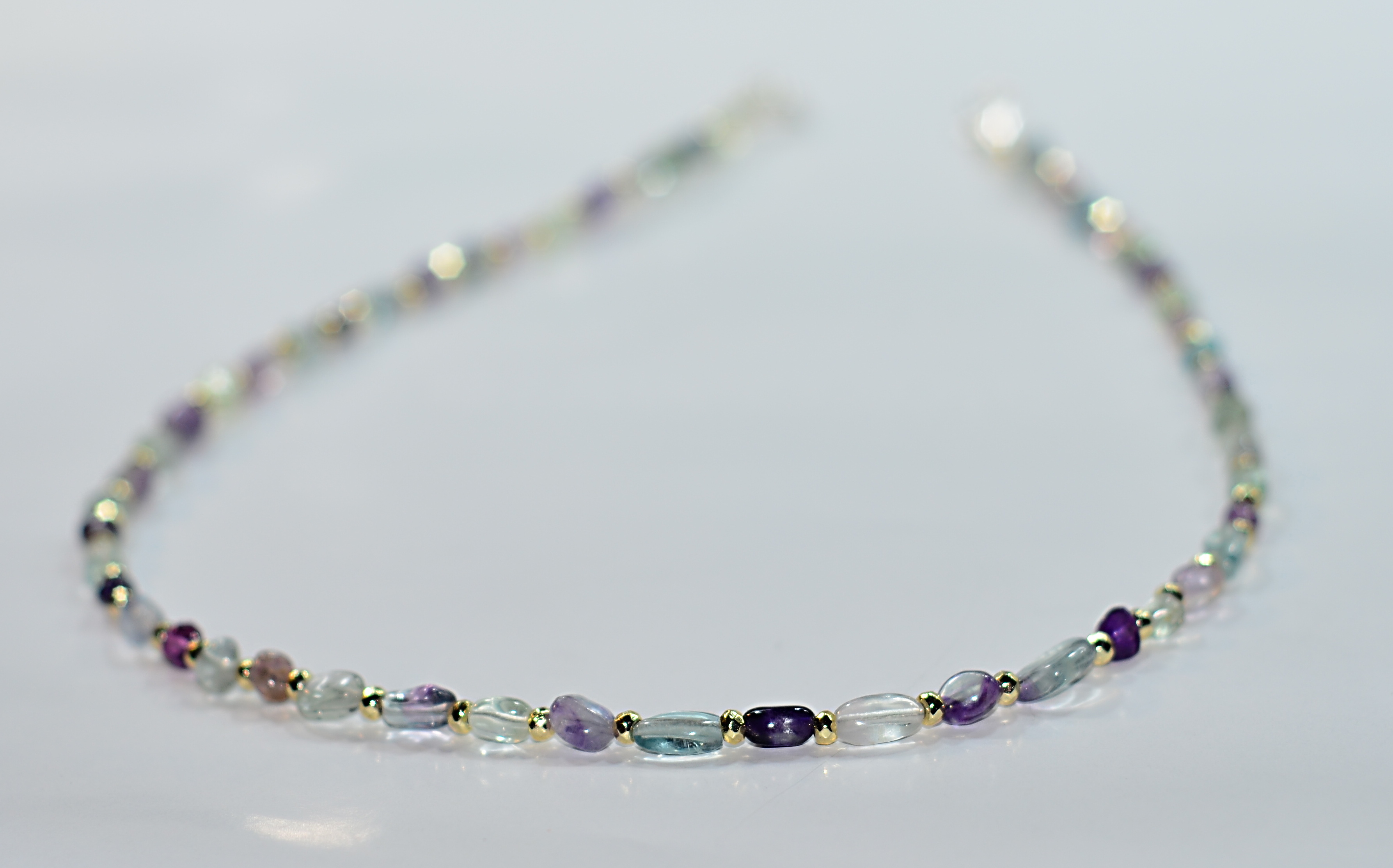 Naszyjnik z fluorytem - nr kat. 209