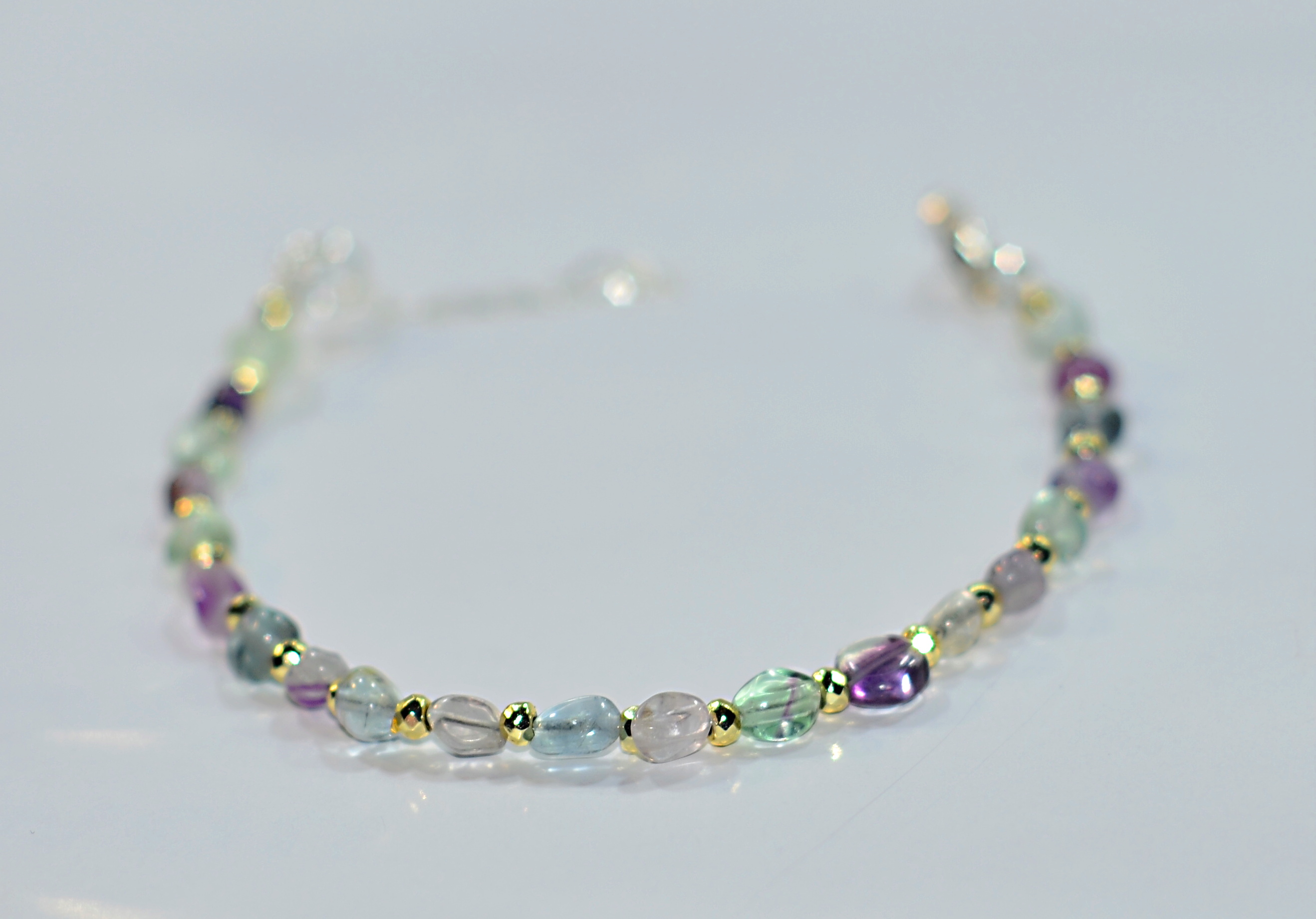 Biransoletka z fluorytem - nr kat. 209a