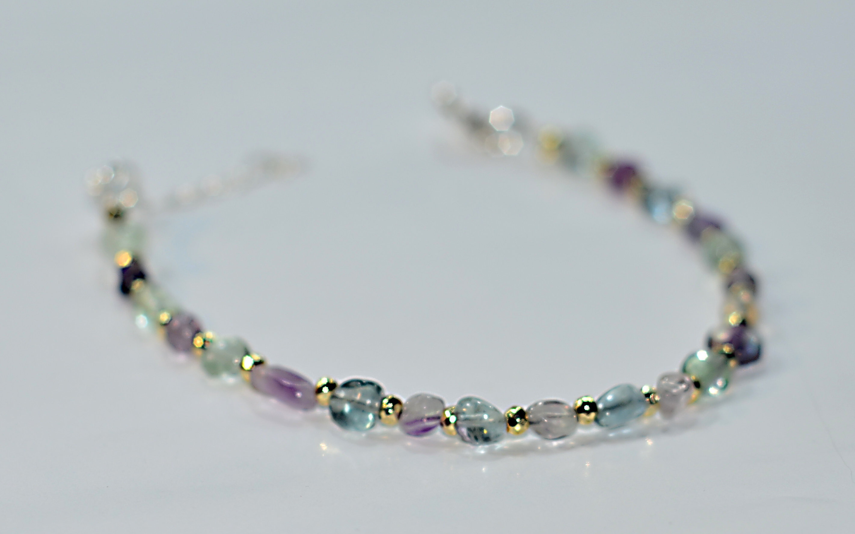 Biransoletka z fluorytem - nr kat. 209a