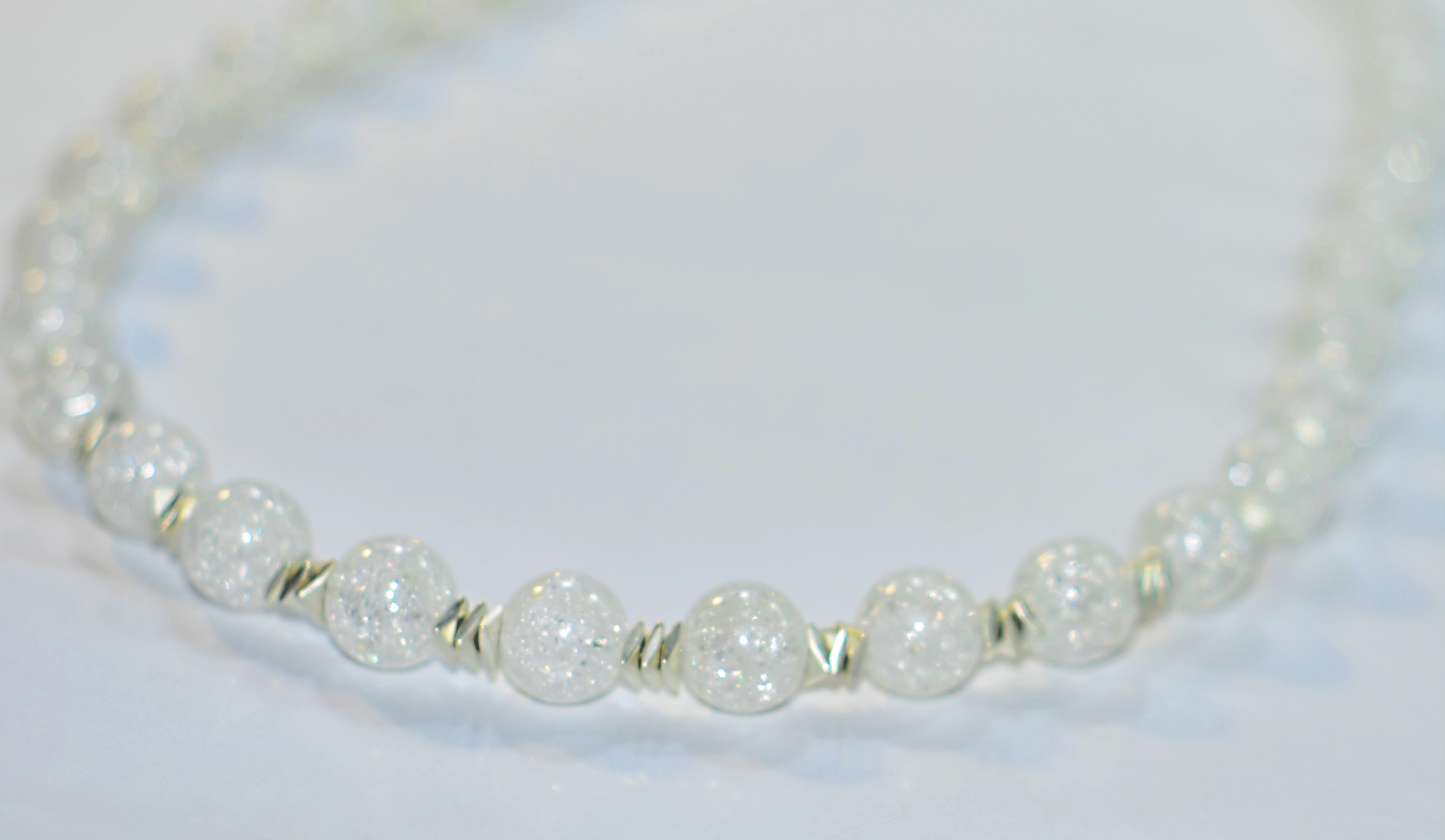 Naszyjnik z kryształem górskim - nr kat. 195