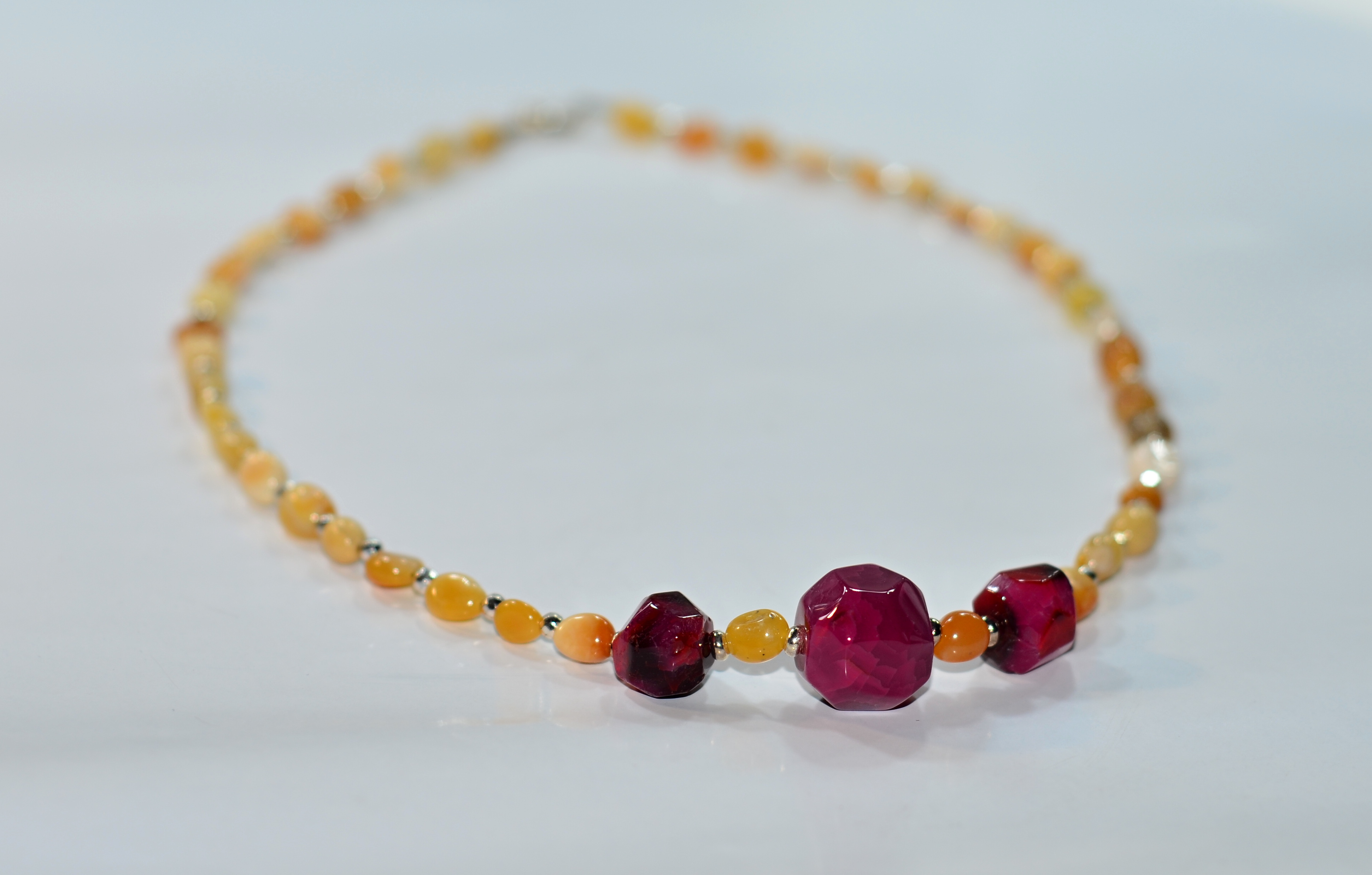 Naszyjnik i bransoletka z opalem - nr kat. 88, 88a