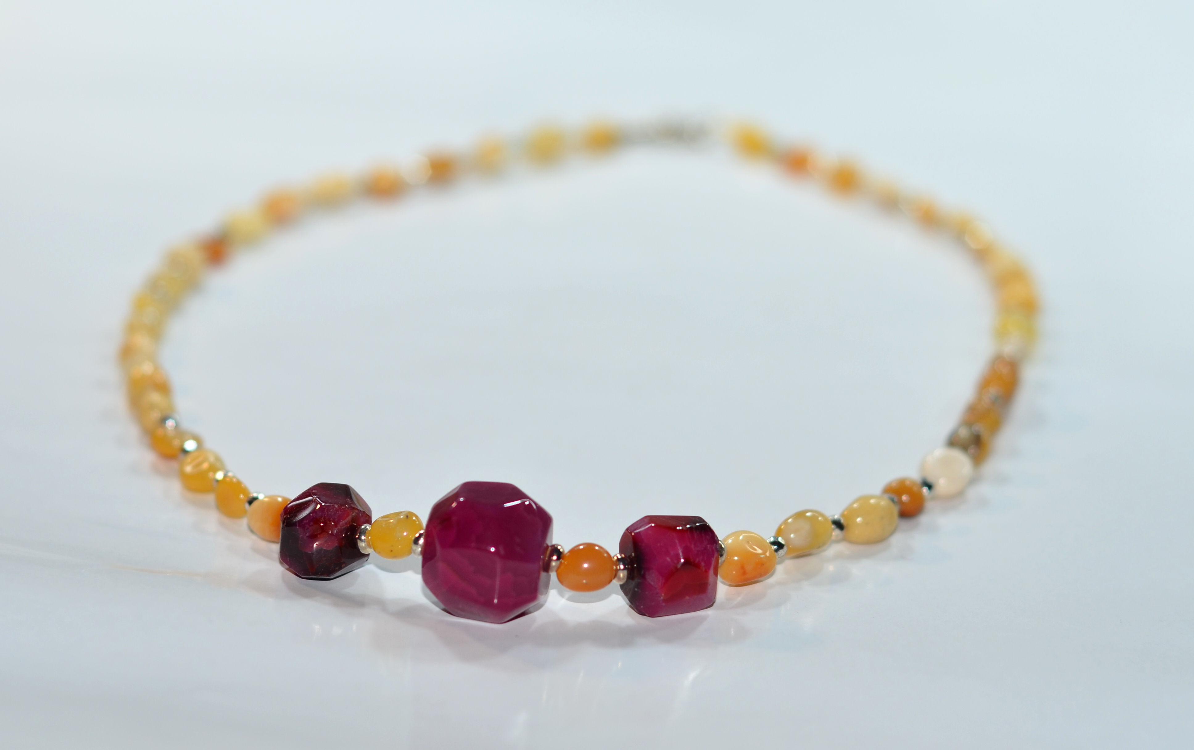 Naszyjnik i bransoletka z opalem - nr kat. 88, 88a