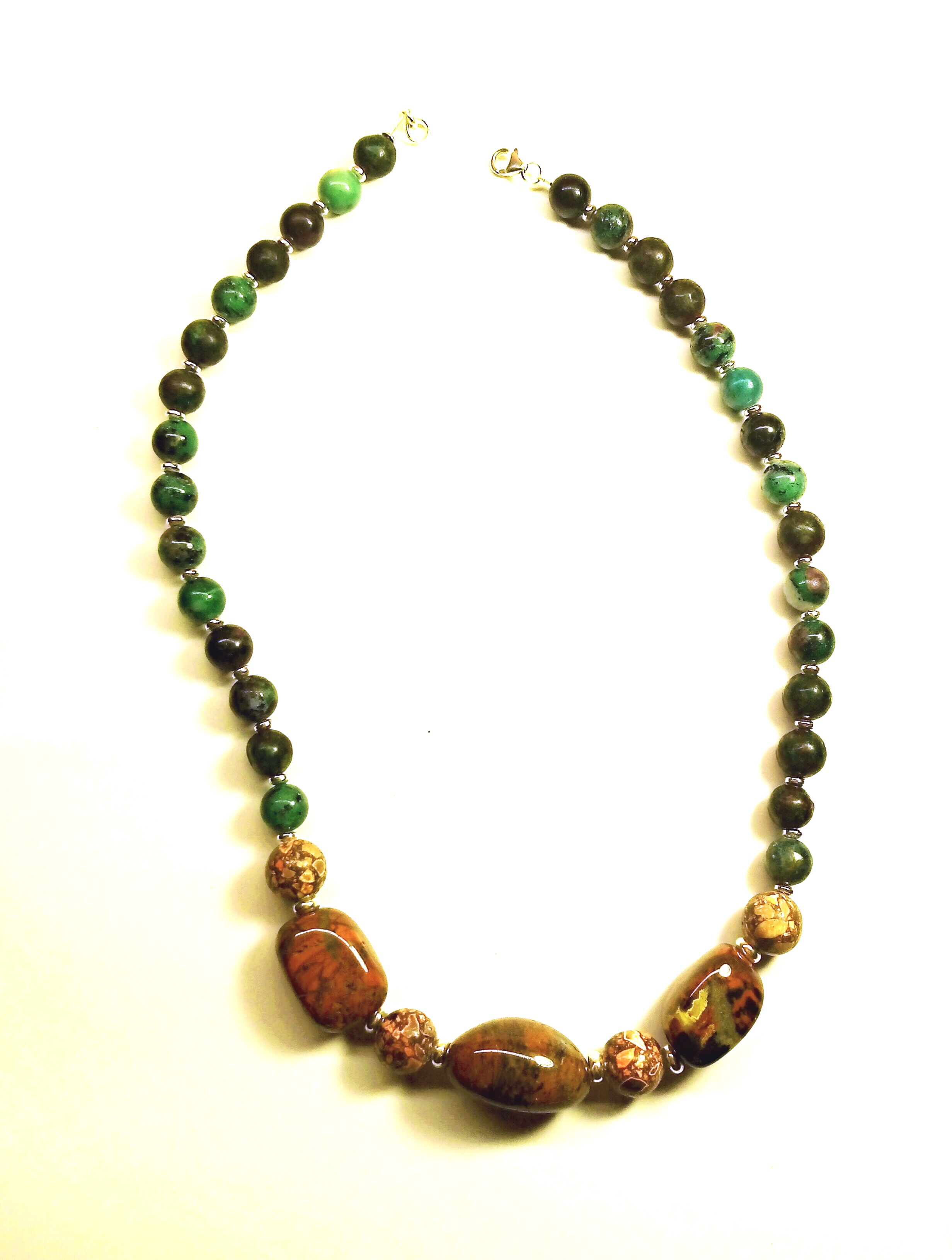 Naszyjnik z jaspisem - nr kat. 71