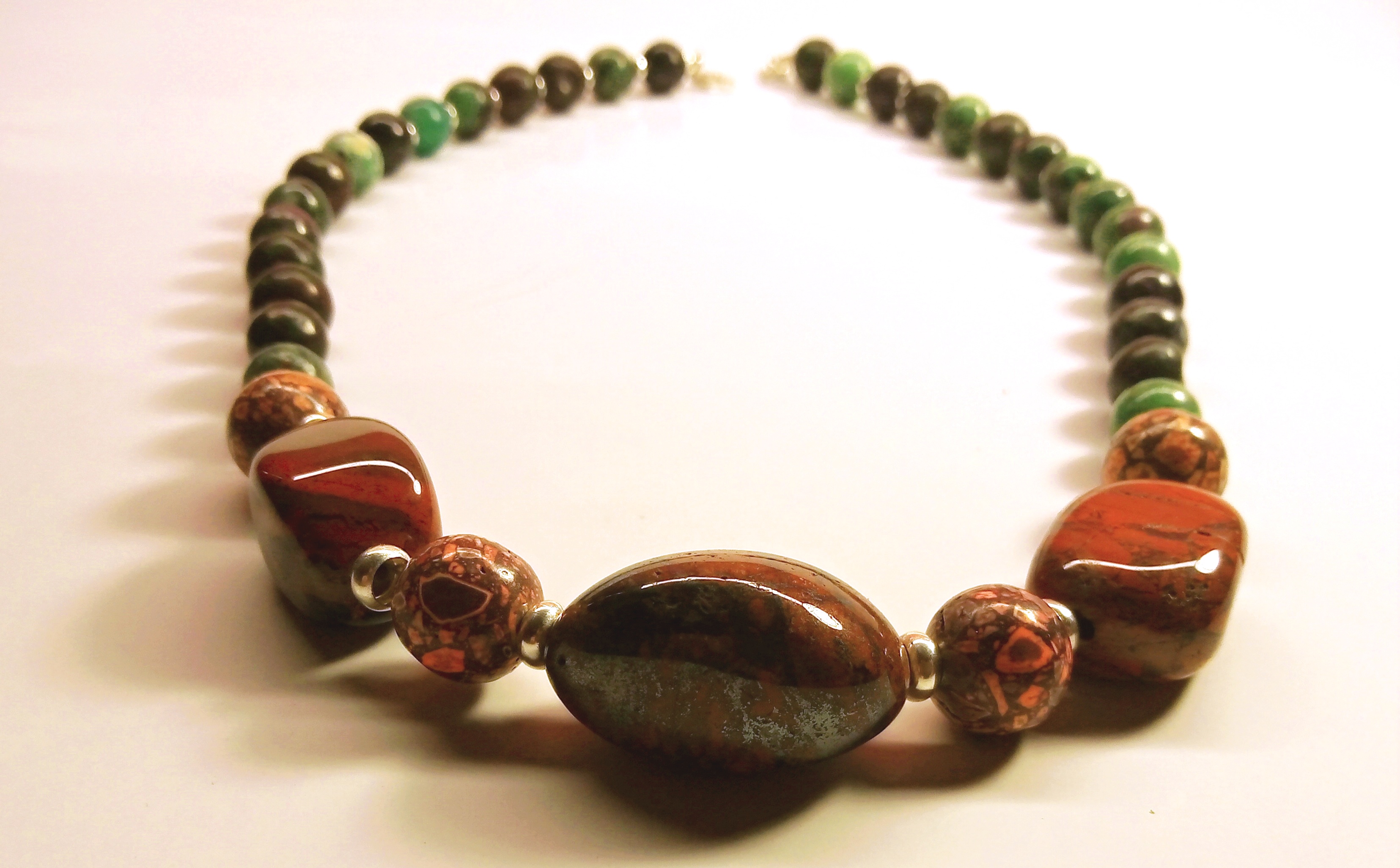 Naszyjnik z jaspisem - nr kat. 71