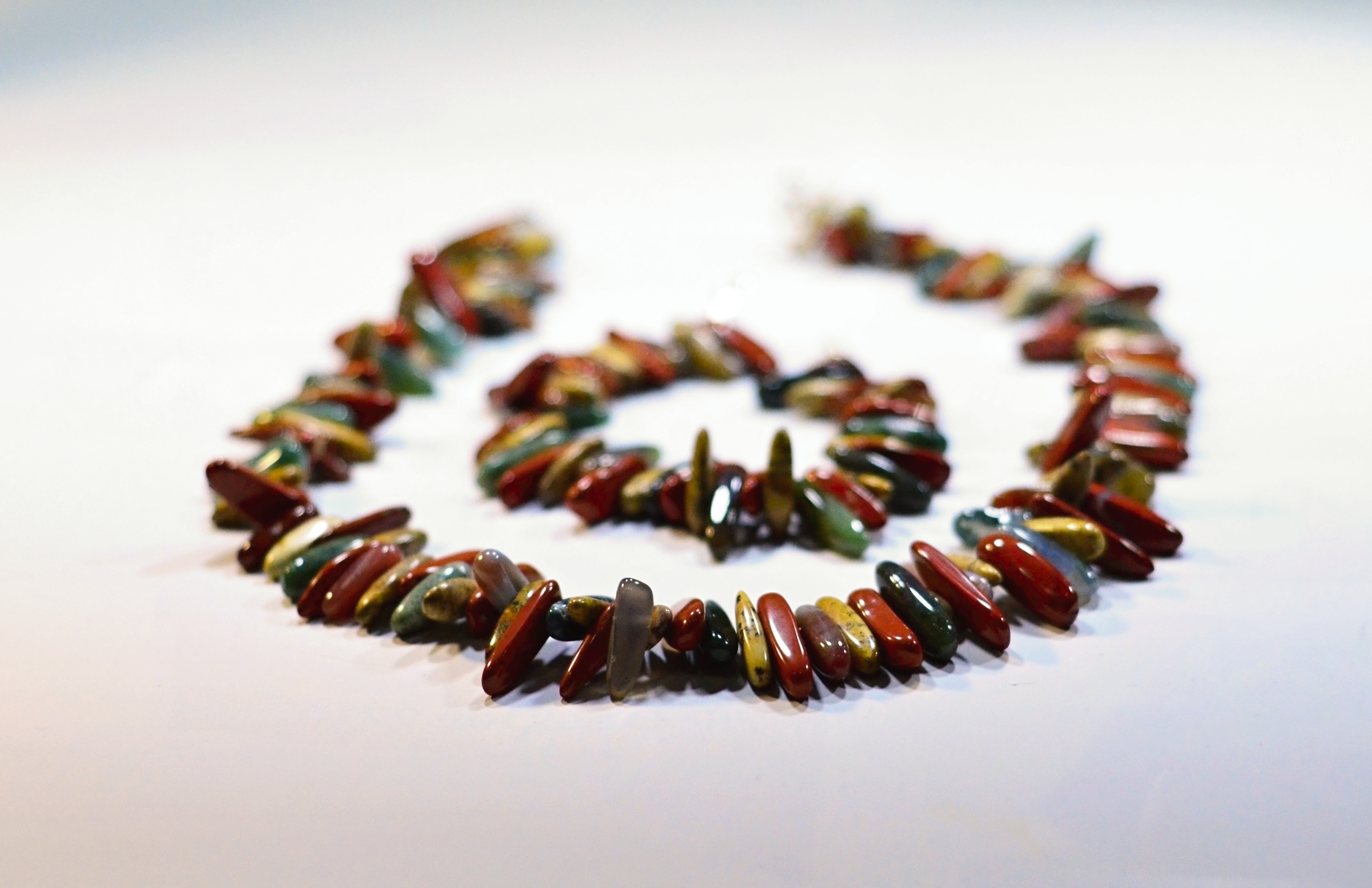 Naszyjnik i bransoletka z jaspisem - nr kat. 49, 49a