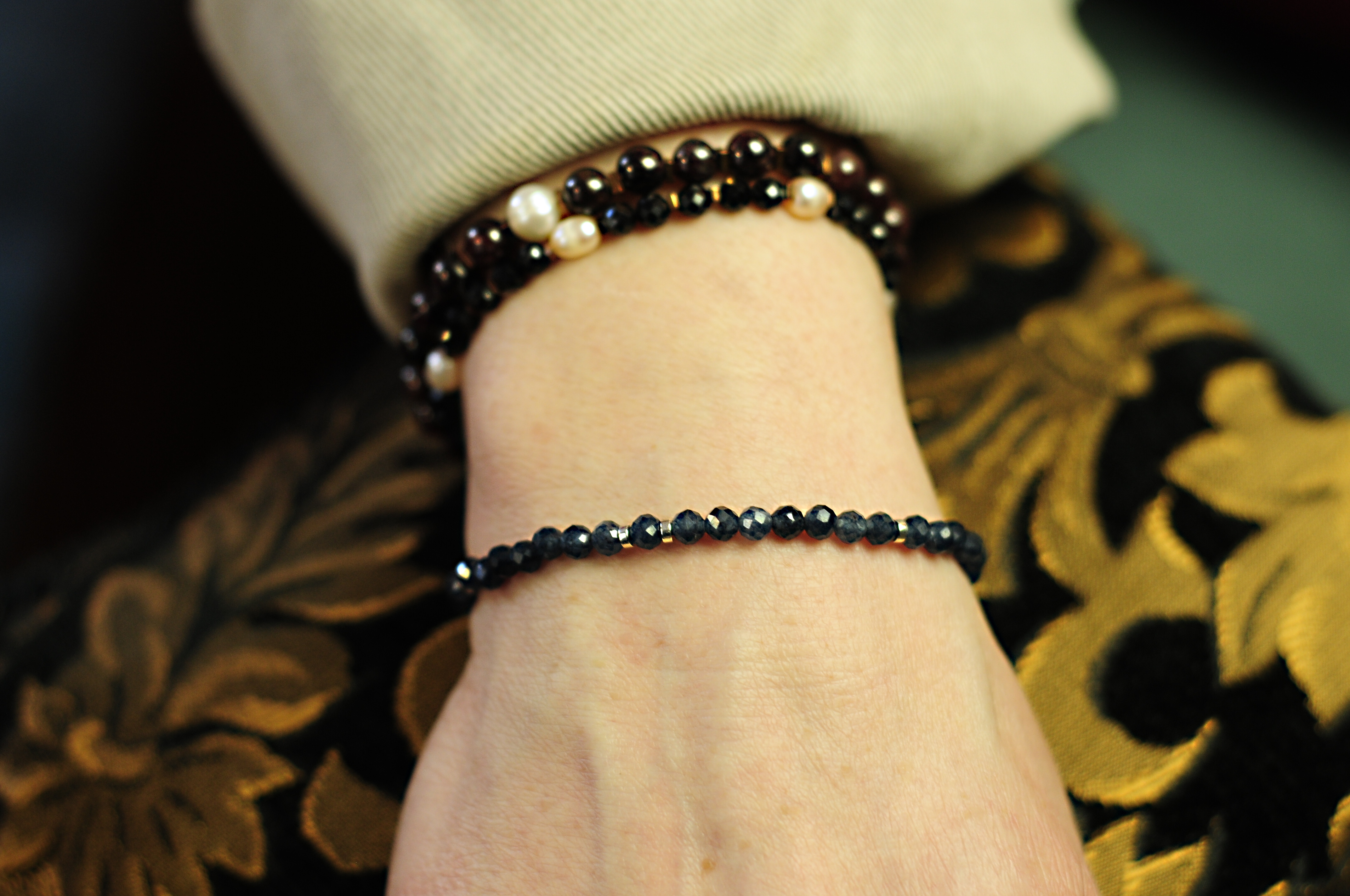 Bransoletka z szafirem - nr kat. 370a