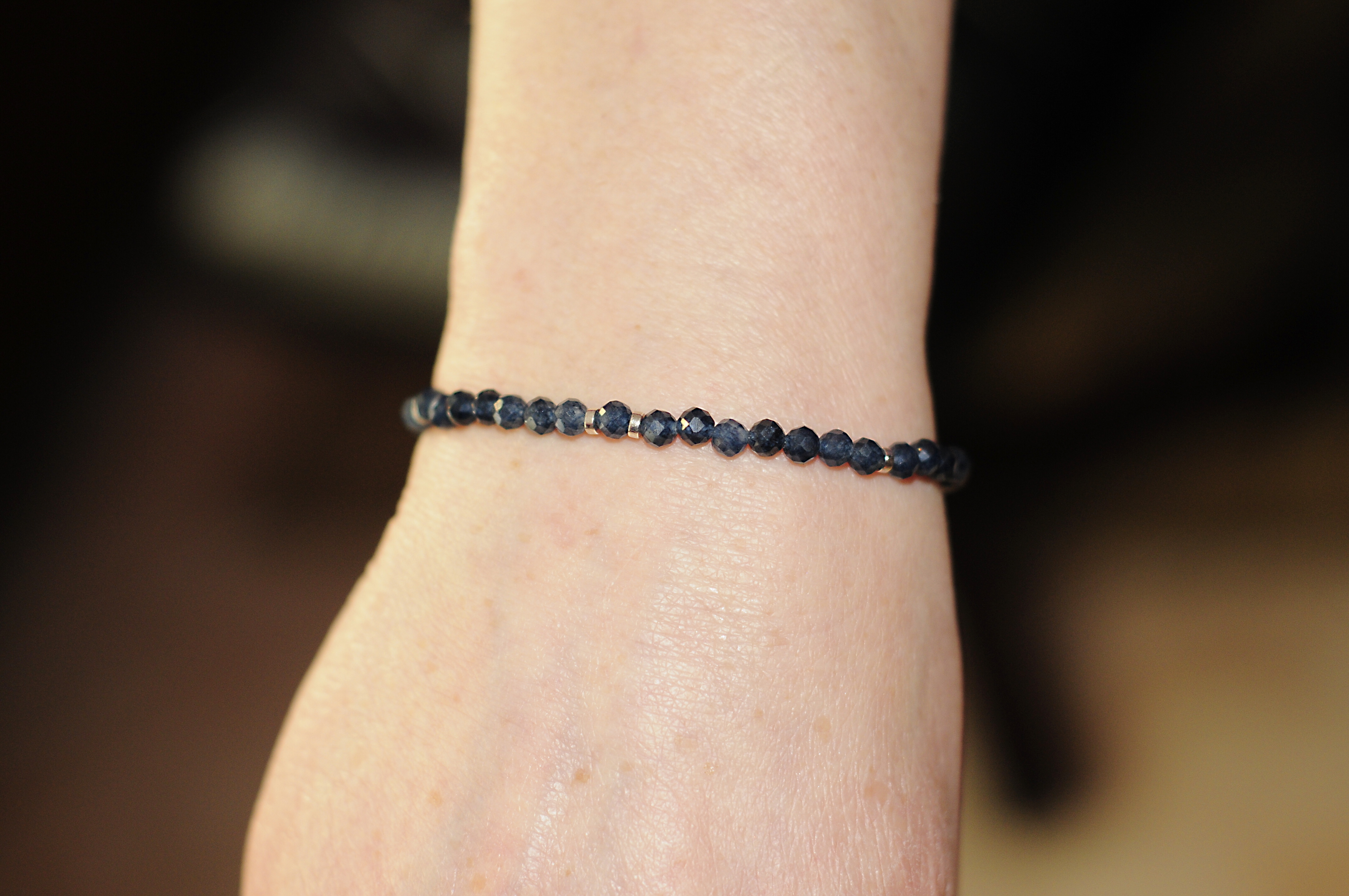 Bransoletka z szafirem - nr kat. 370a