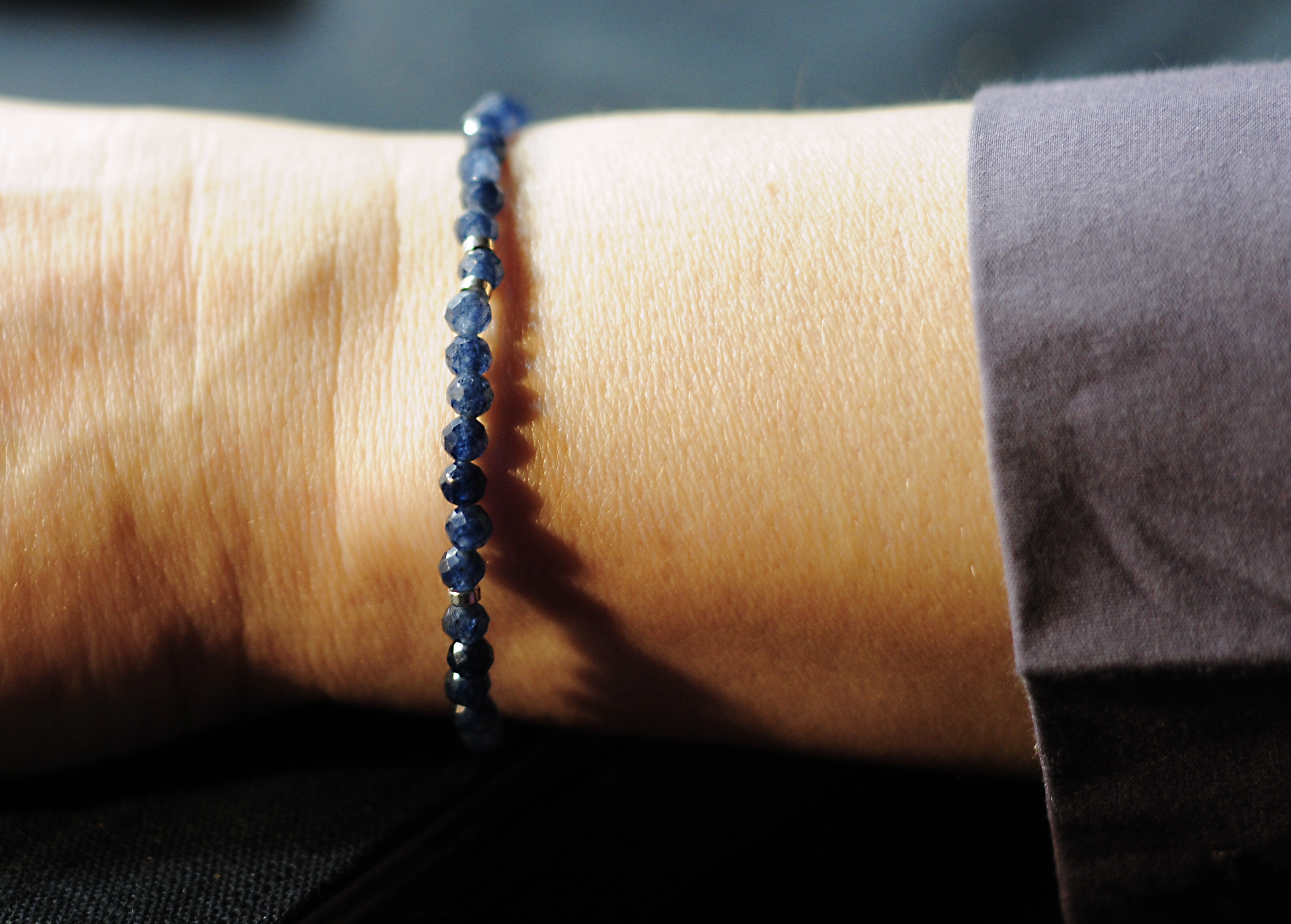 Naszyjnik i bransoletka z szafirem - nr kat. 370 i 370a