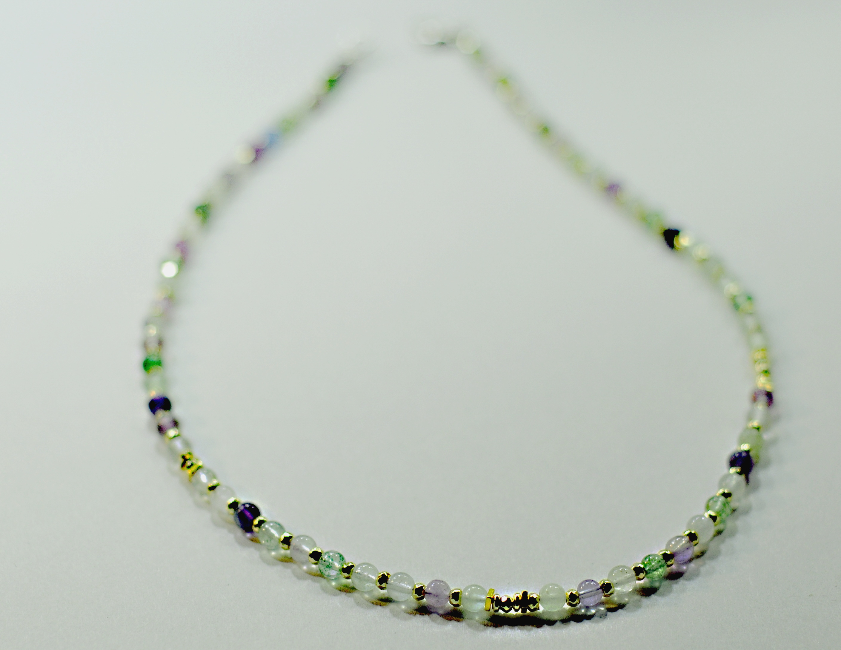 Naszyjnik z fluorytem - nr kat. 369