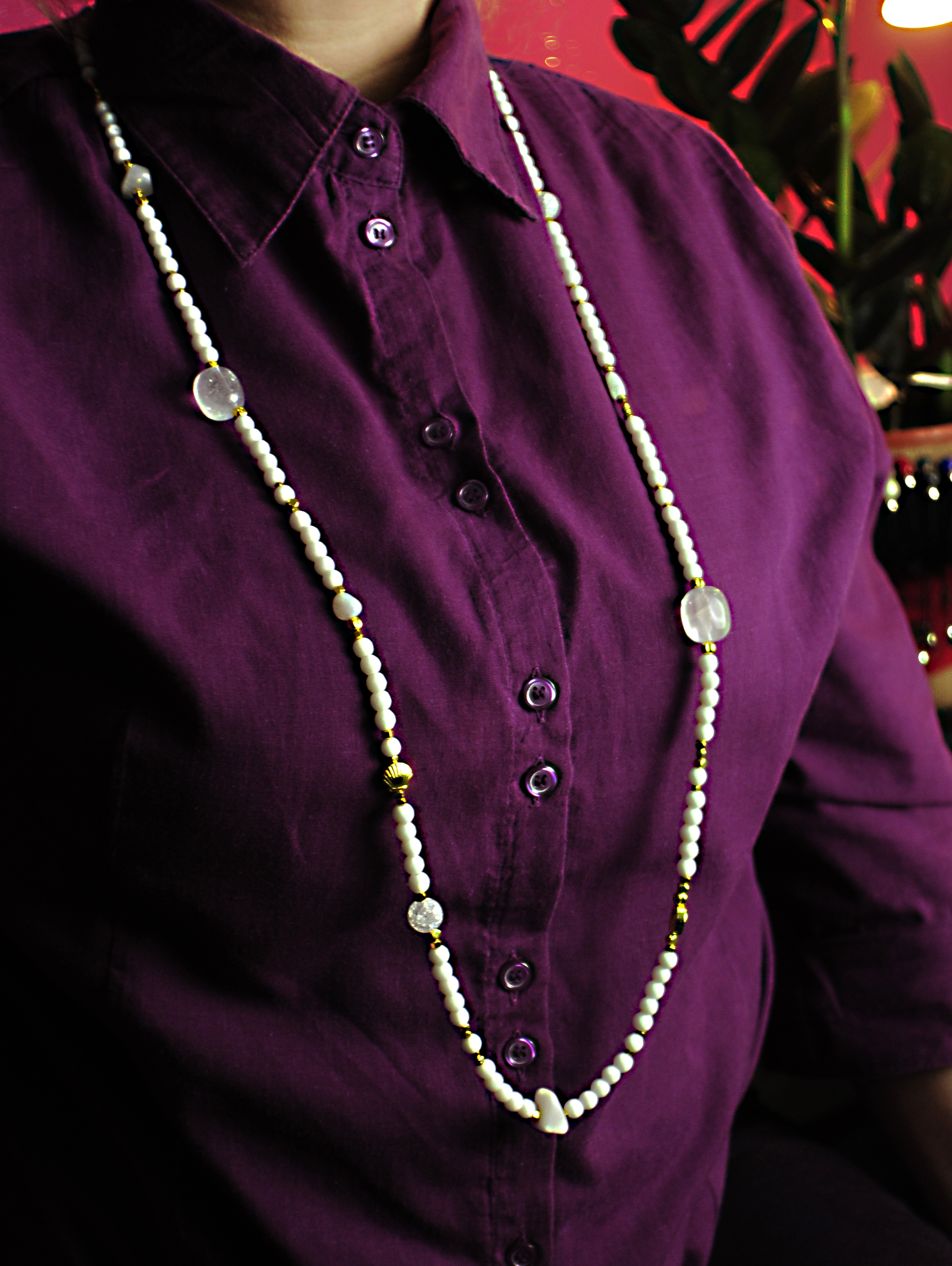 Naszyjnik z agatem - nr kat. 374 