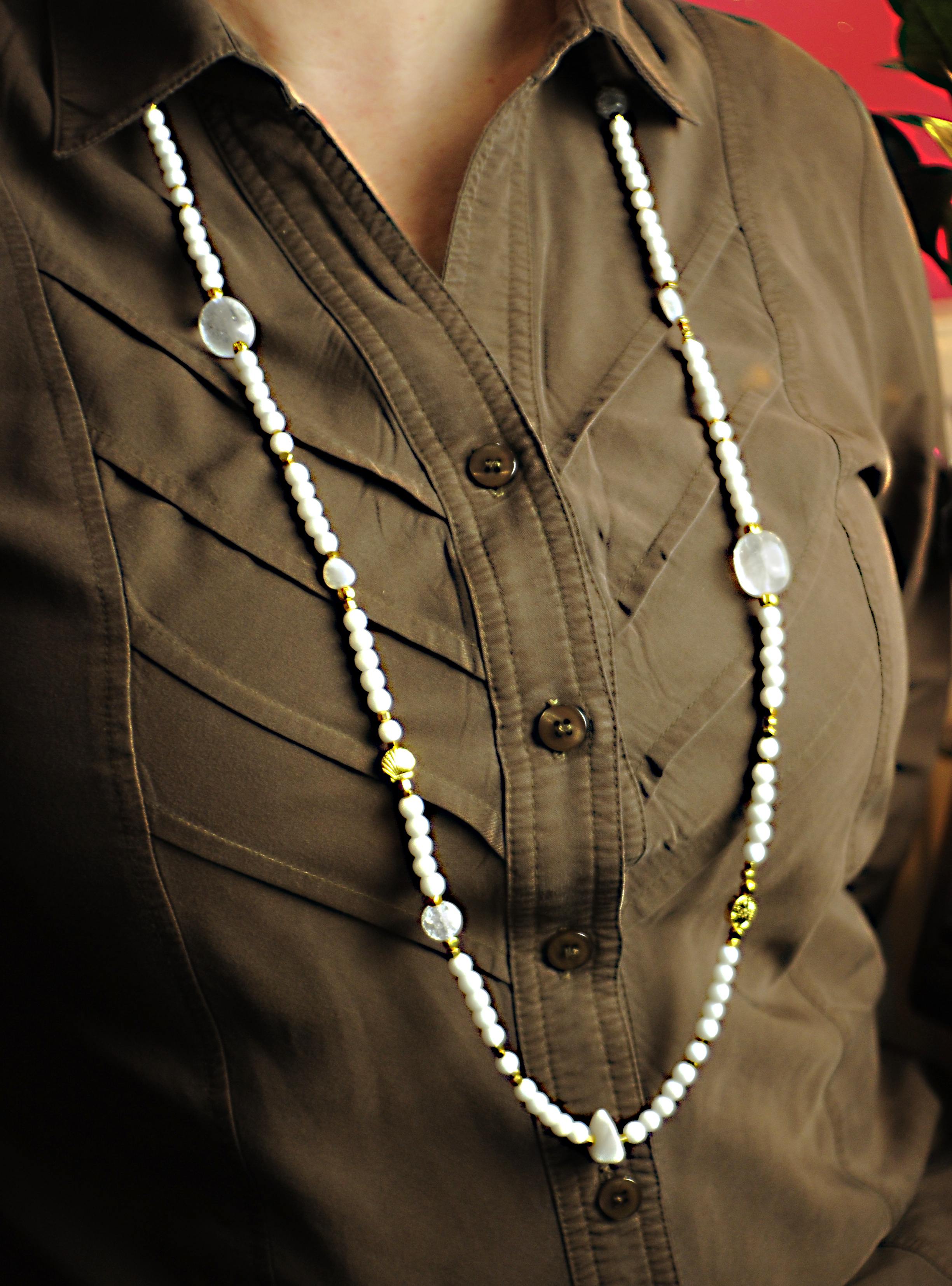 Naszyjnik z agatem - nr kat. 374 