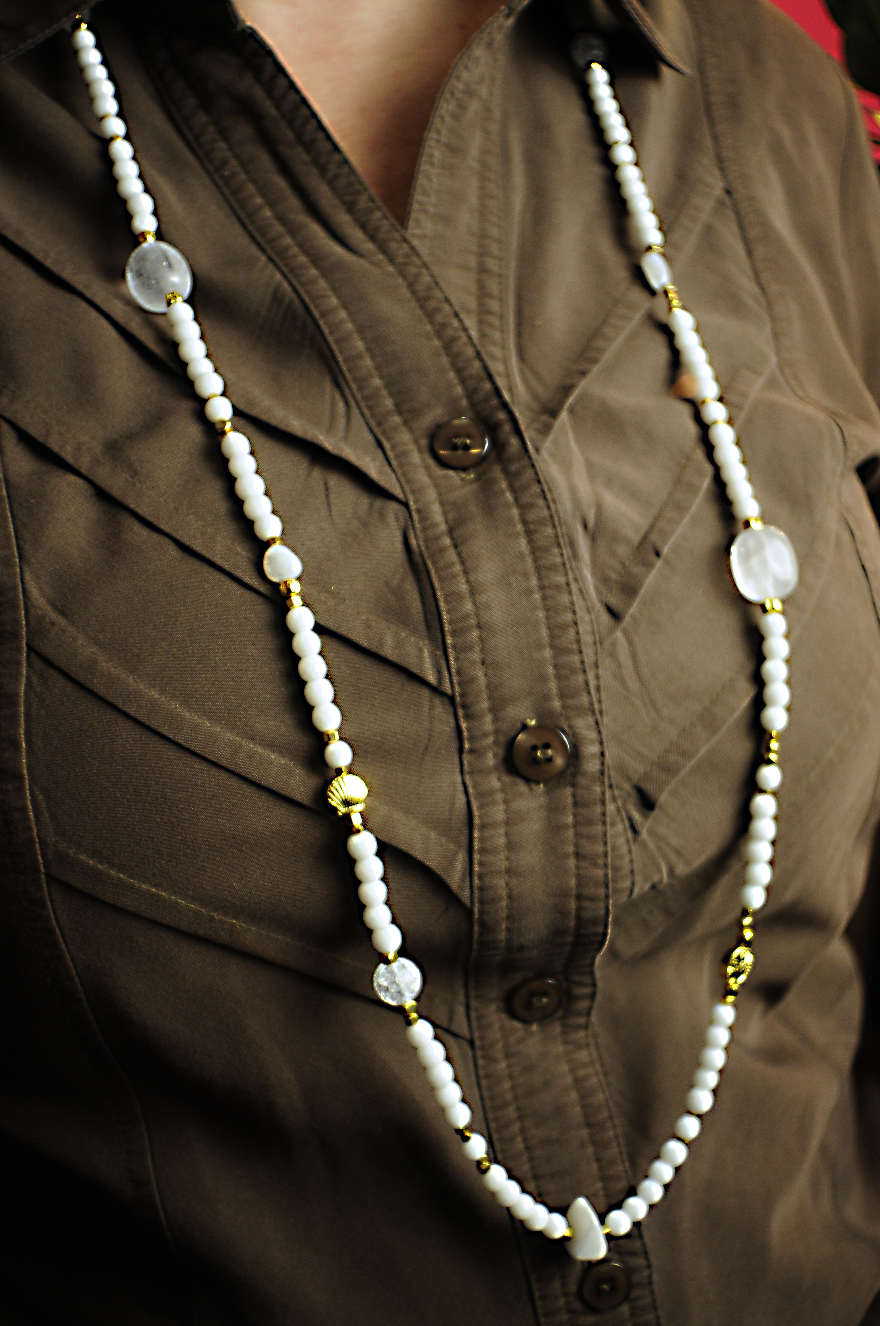 Naszyjnik z agatem - nr kat. 374 