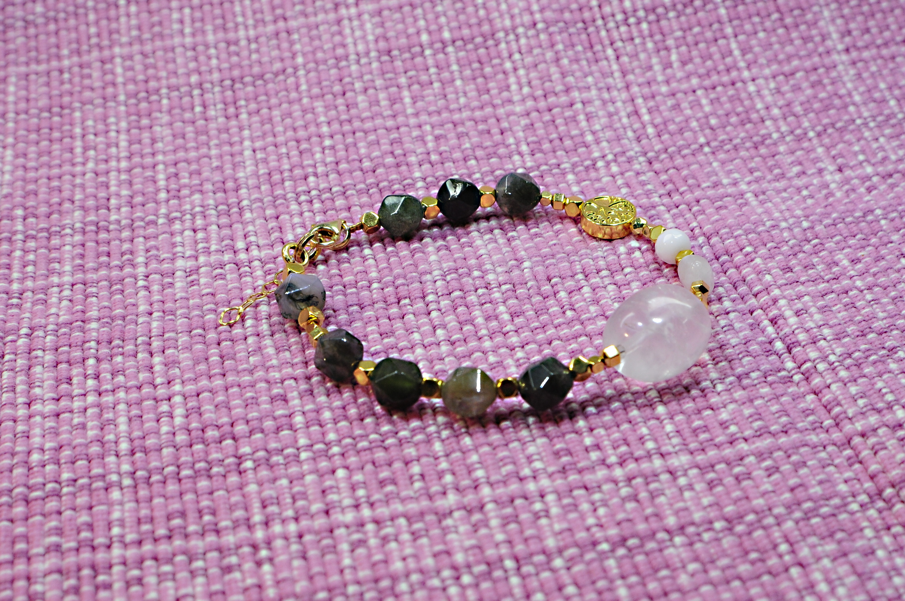 Bransoletka z agatem - 376a