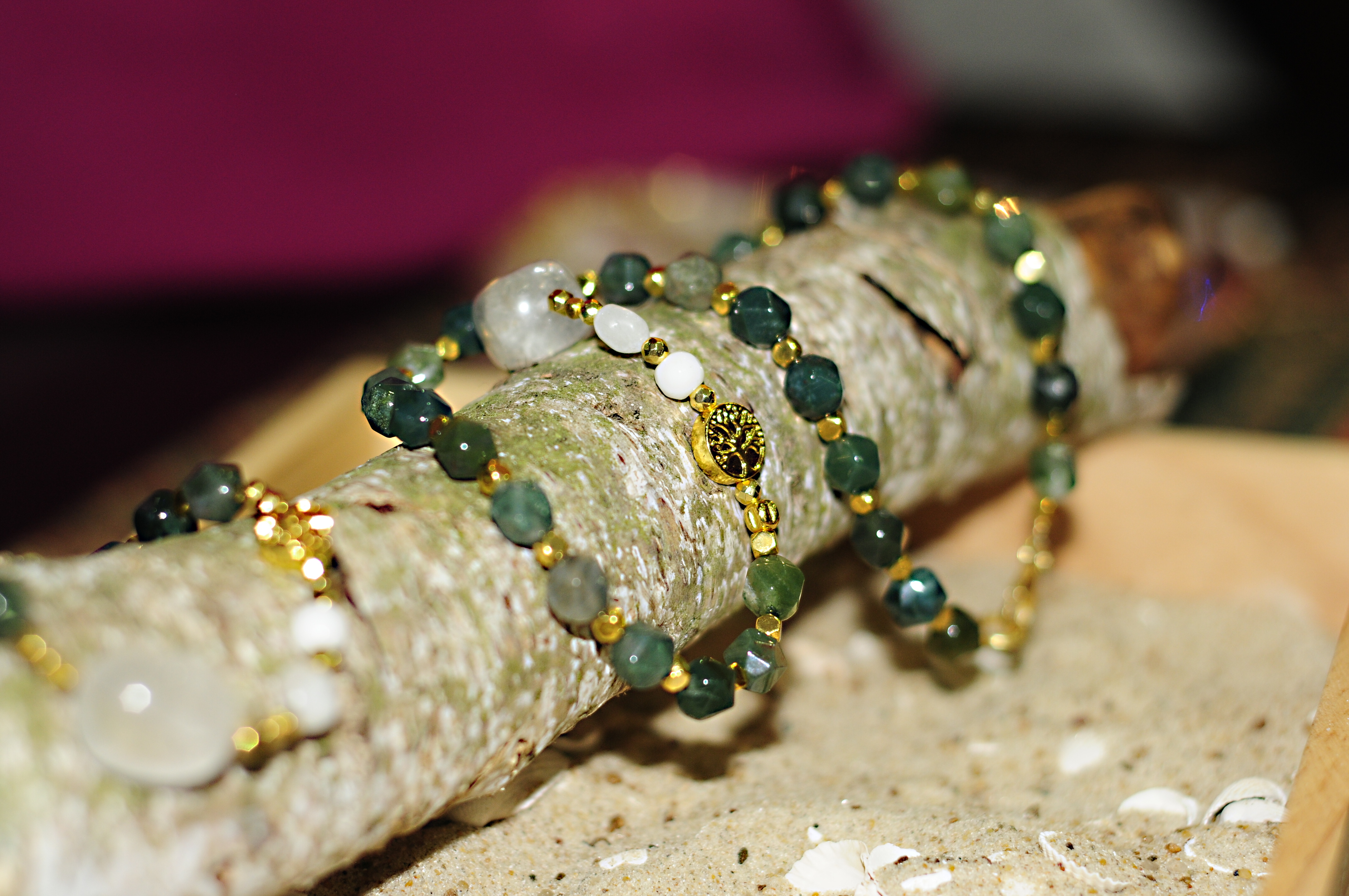 Naszyjnik z agatem - nr kat. 376