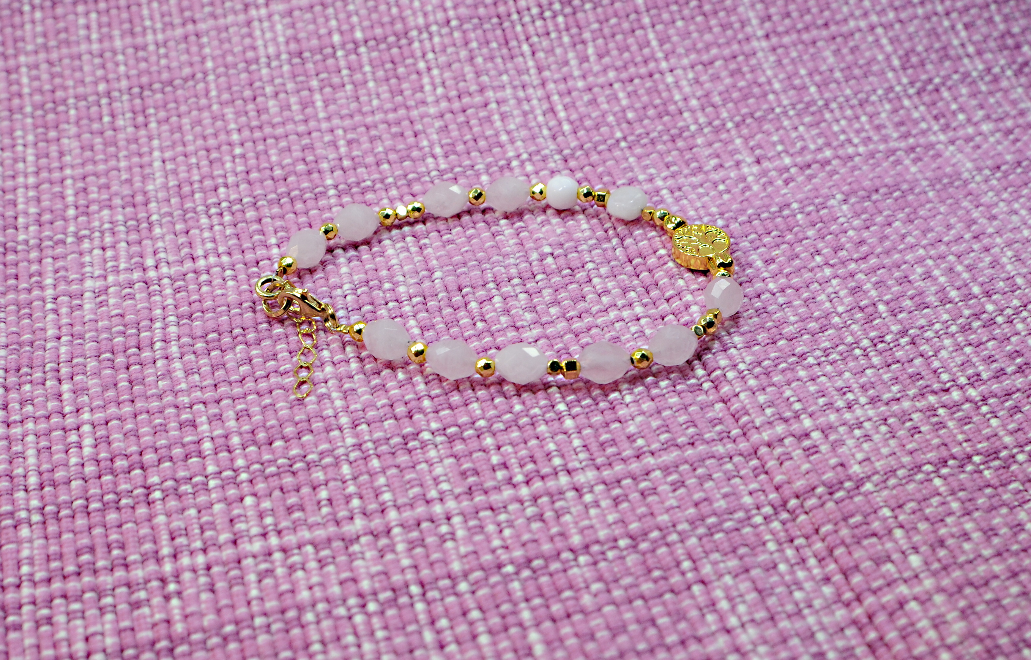 Bransoletka z różą Madagaskaru - 378a