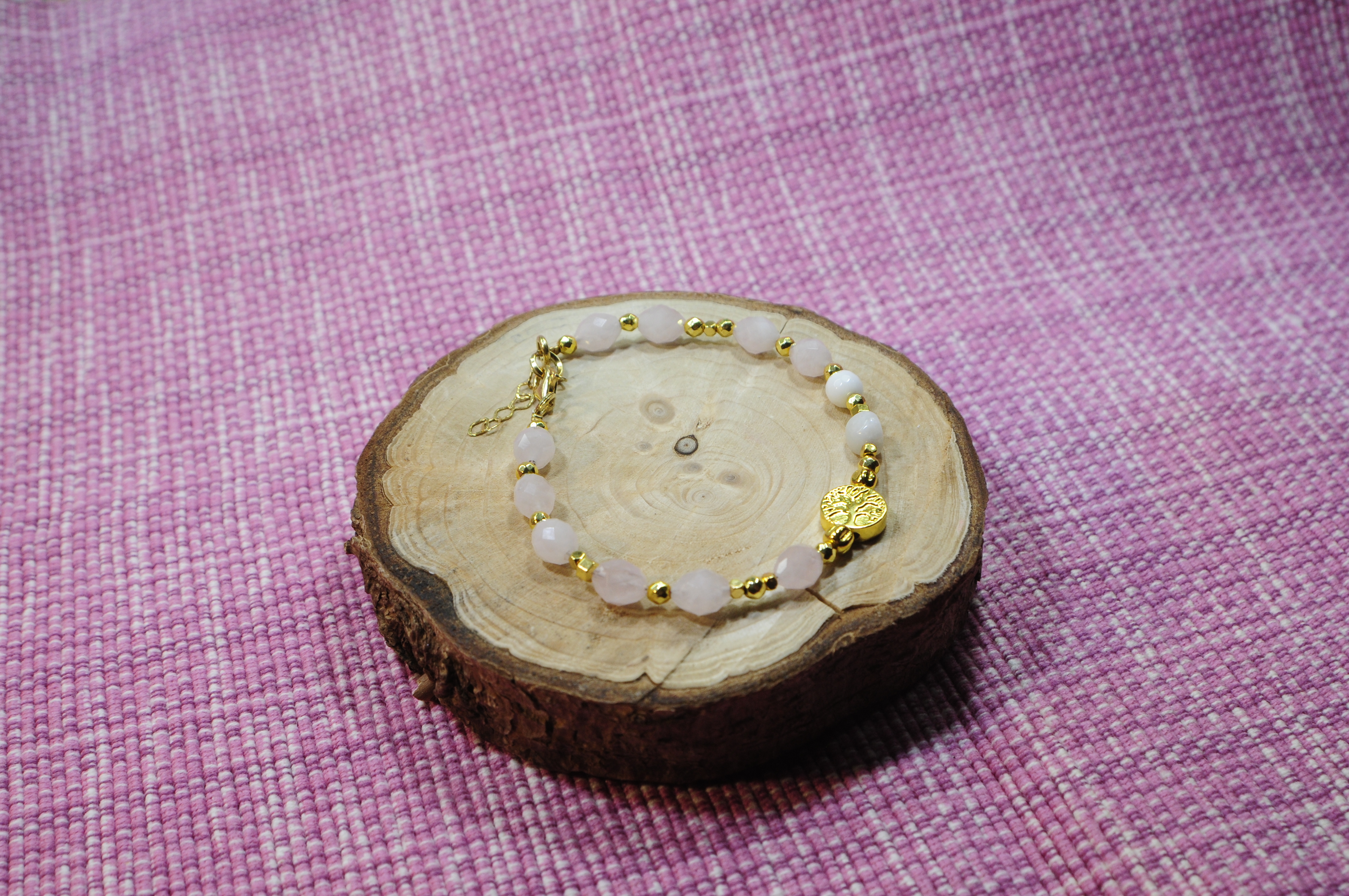 Bransoletka z różą Madagaskaru - 378a