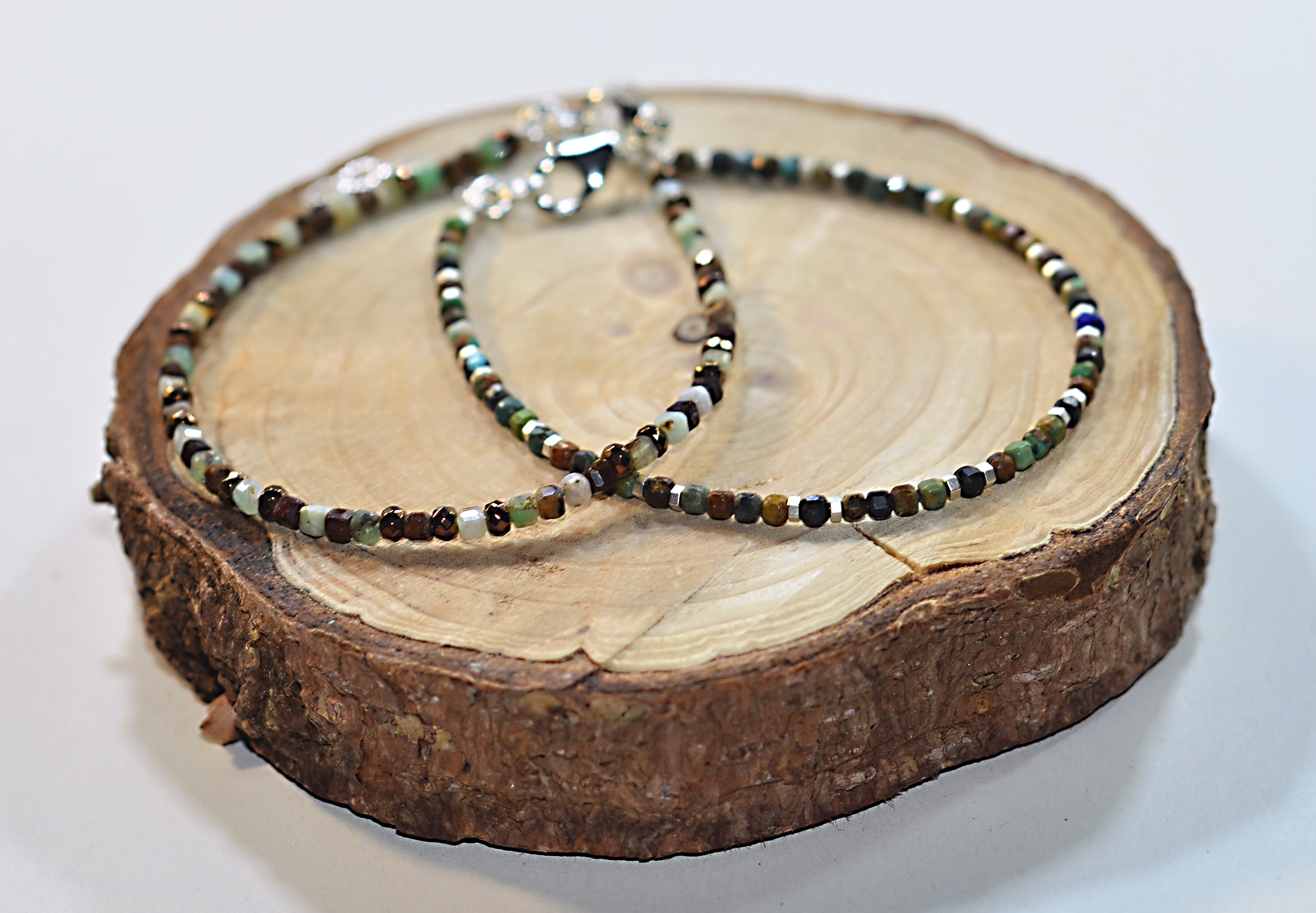 Bransoletka z jadeitem - 357a