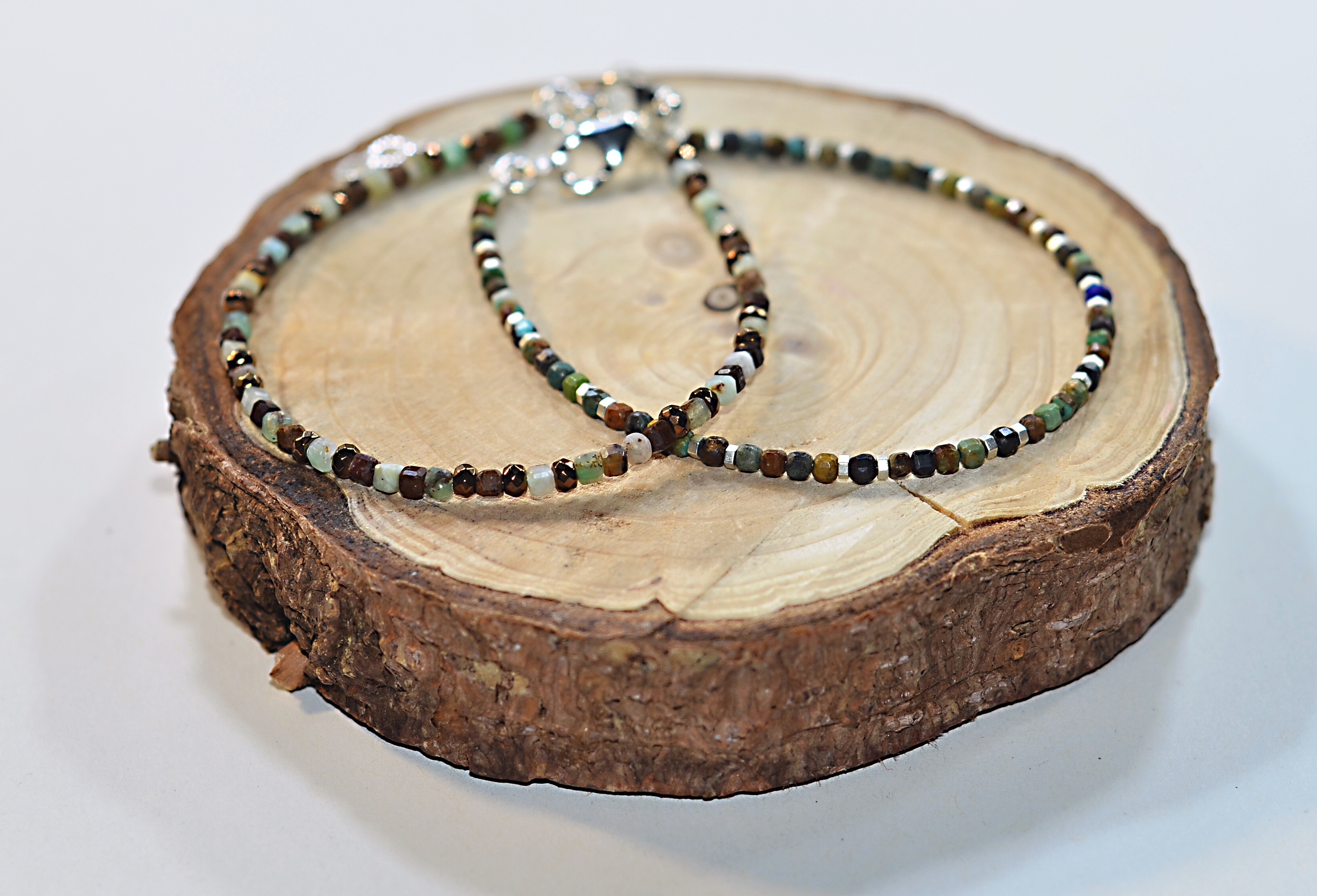 Bransoletka z jadeitem - 357a