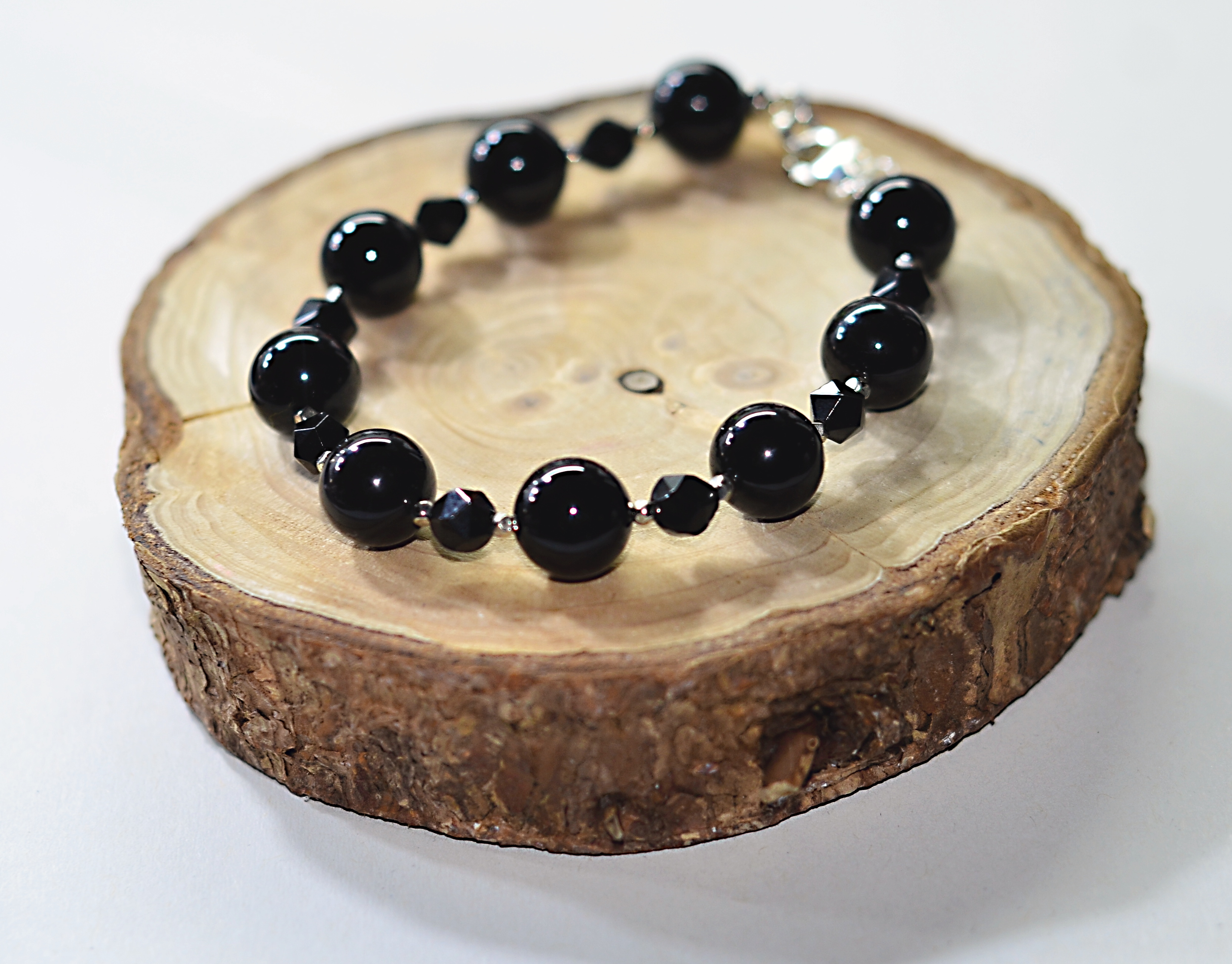 Bransoletka z onyksem - 353a