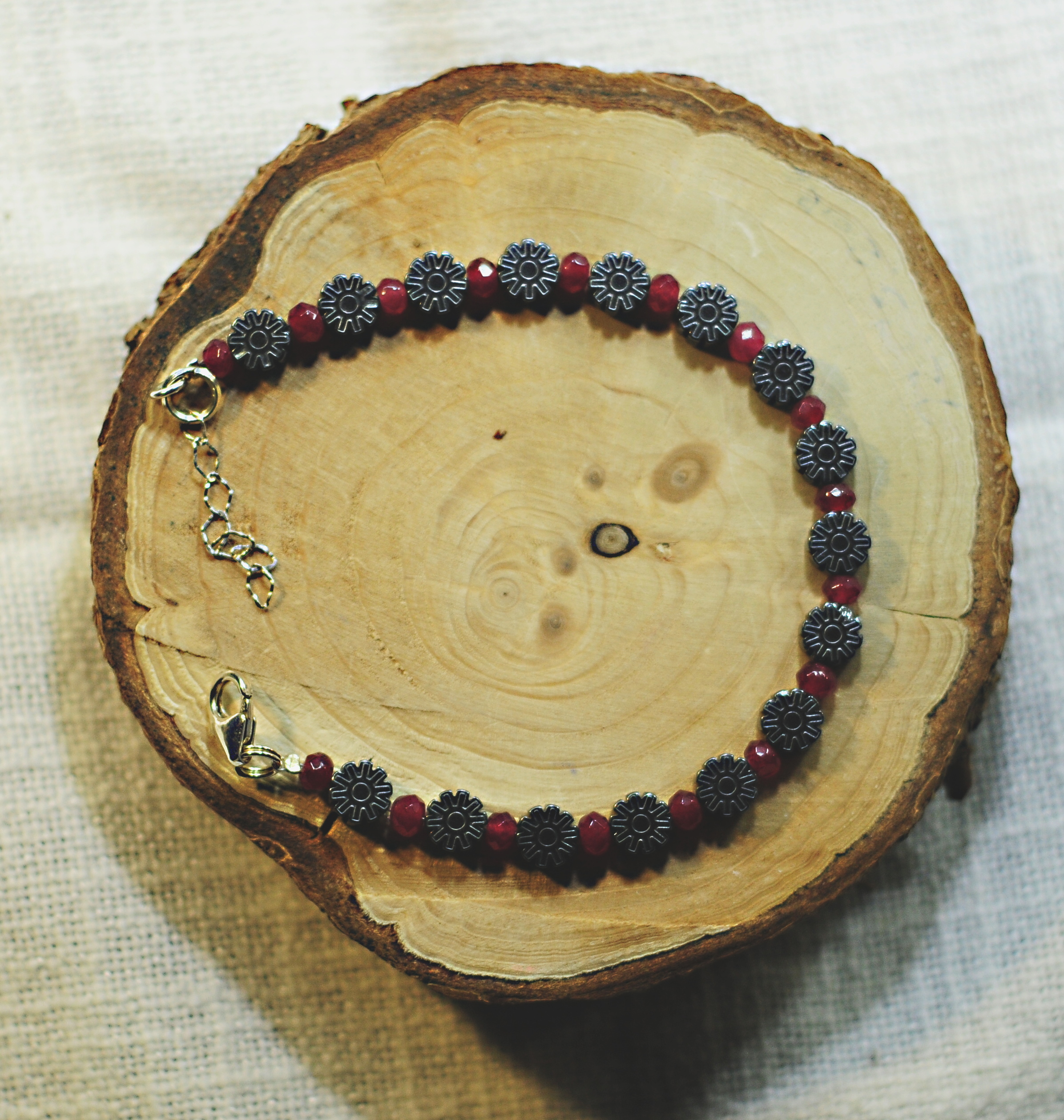 Bransoletka z agatem - 360a