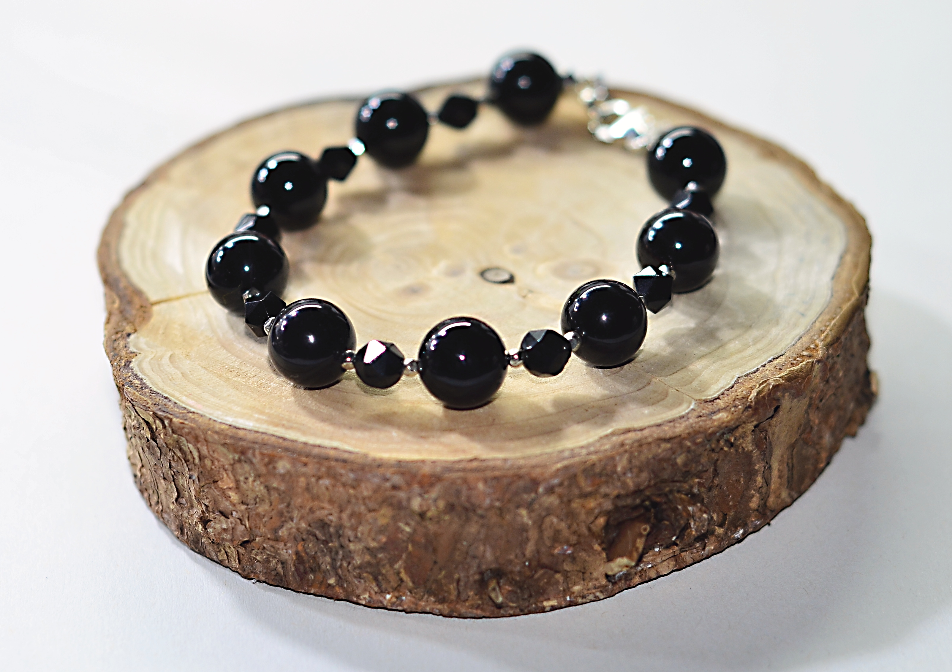 Bransoletka z onyksem - 353a