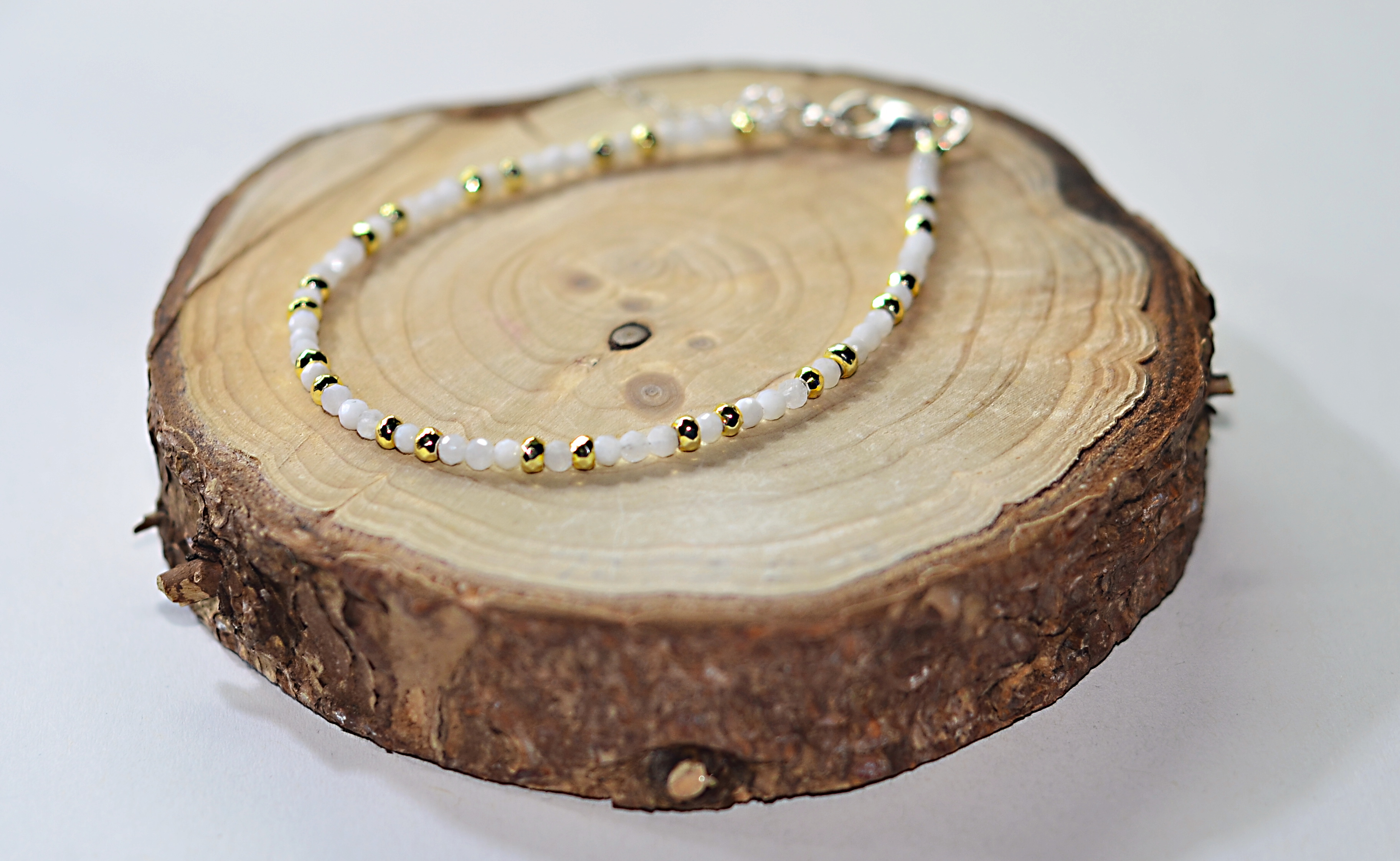 Bransoletka z kamieniem księżycowym - 354a