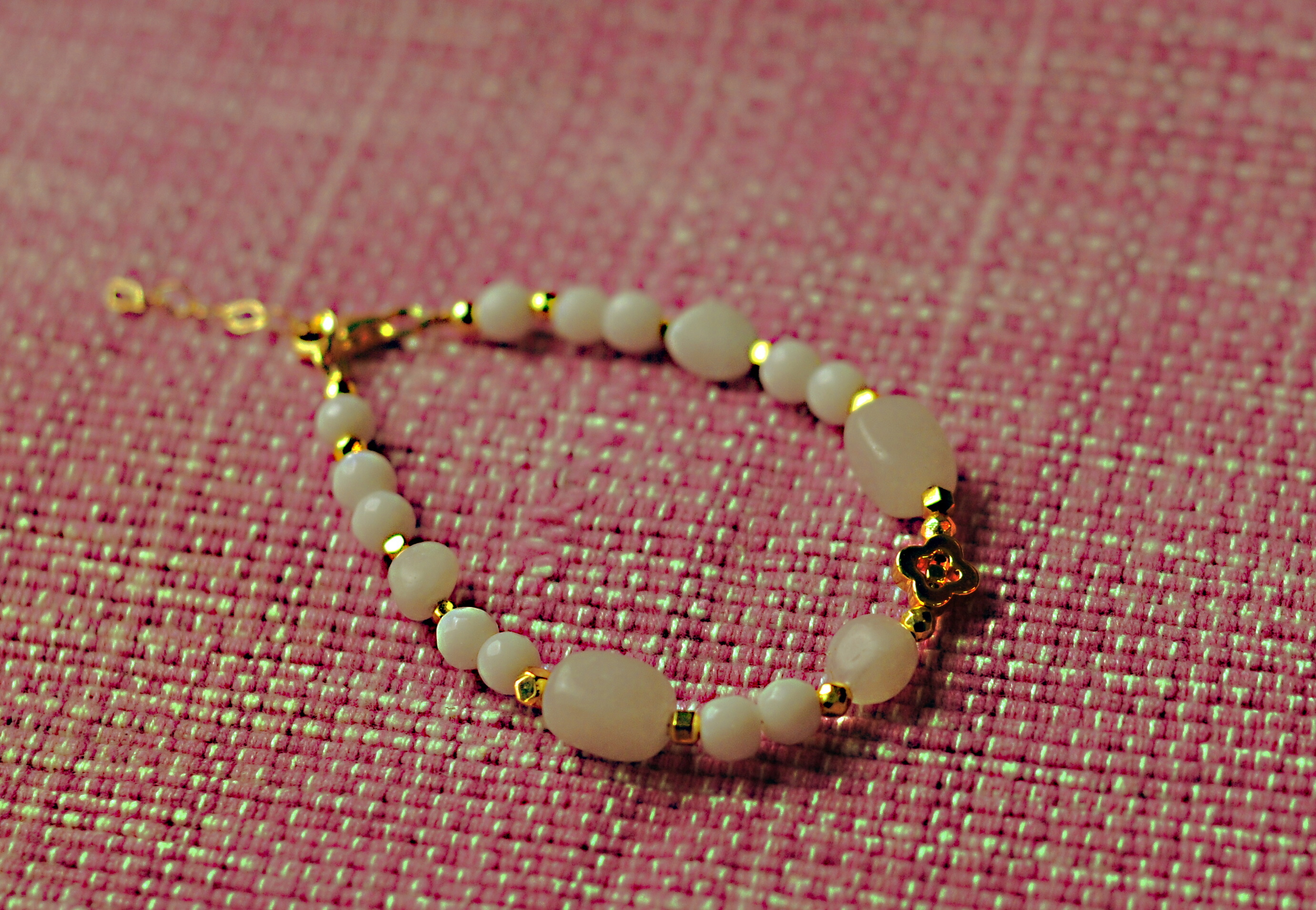 Bransoletka z agatem - 383a