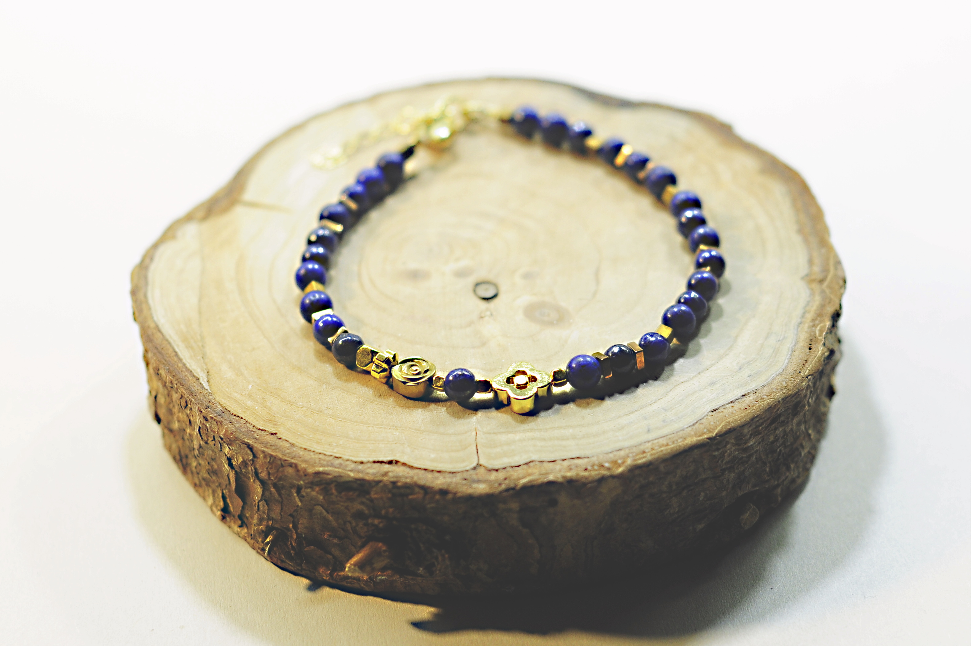 Bransoletka z lapis lazuli - nr kat. 386a