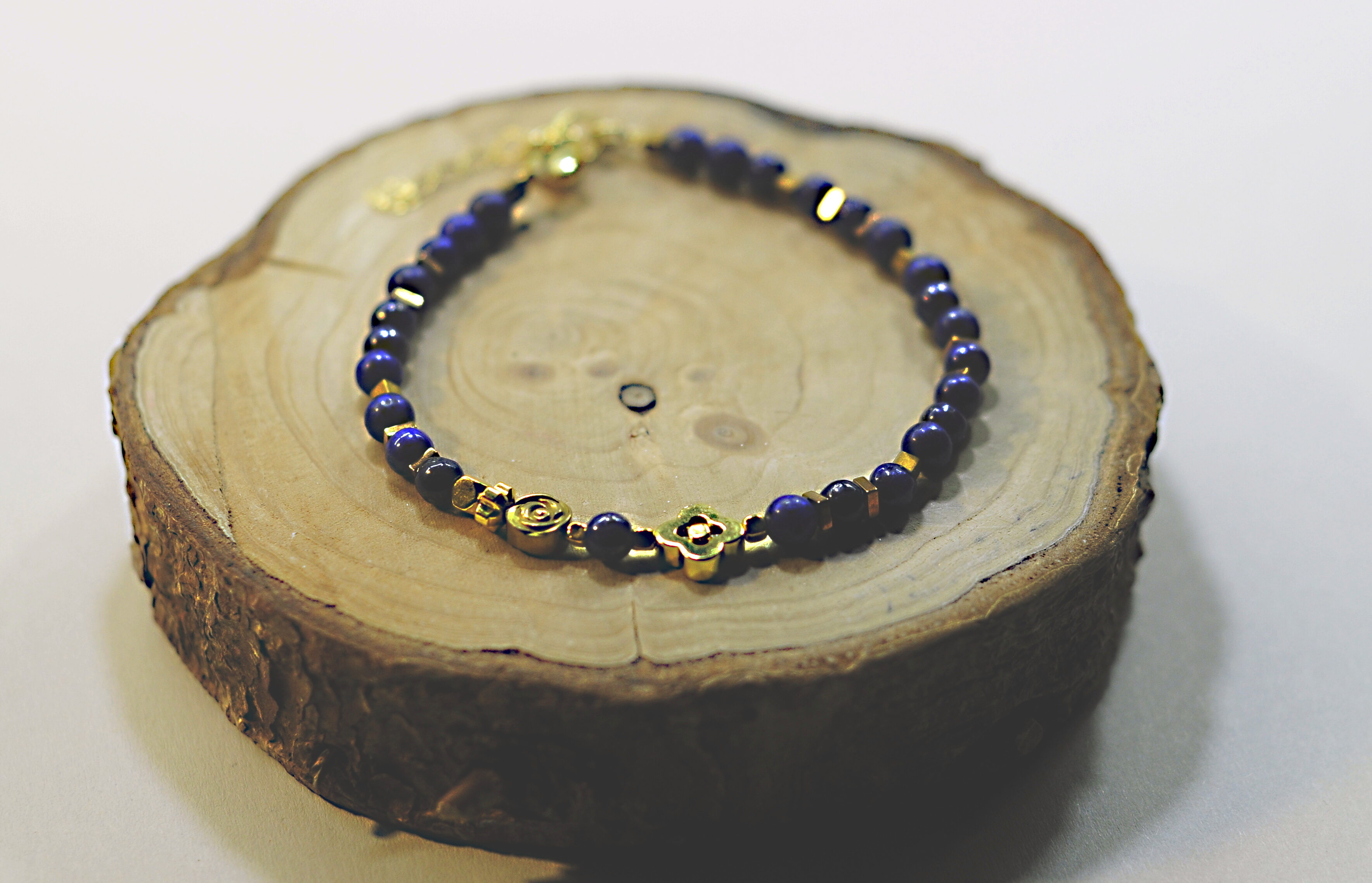 Bransoletka z lapis lazuli - nr kat. 386a