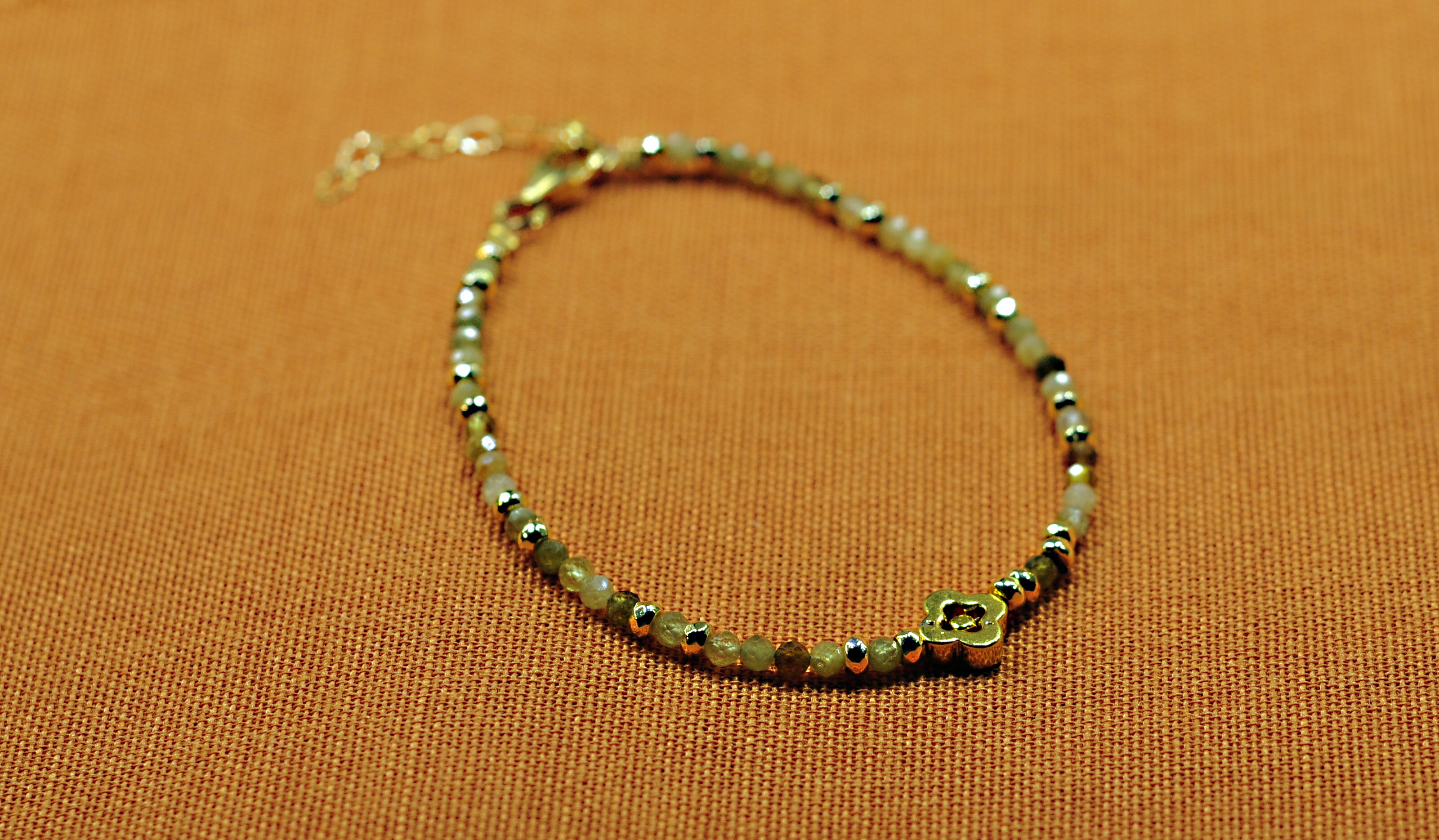 Bransoletka z granatem - nr kat. 388a