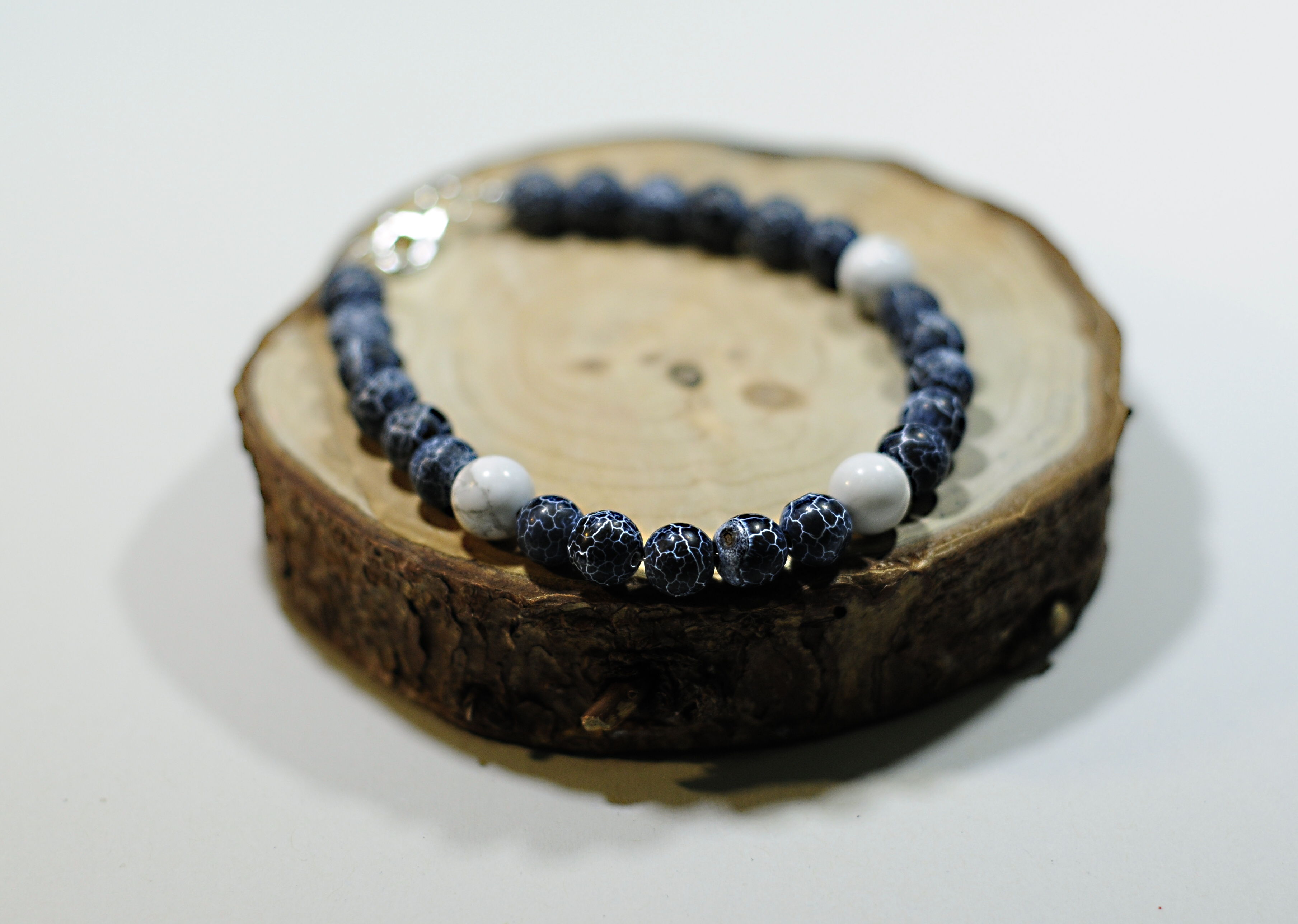 Naszyjnik i bransoletka z agatem - nr kat. 392 i 392a