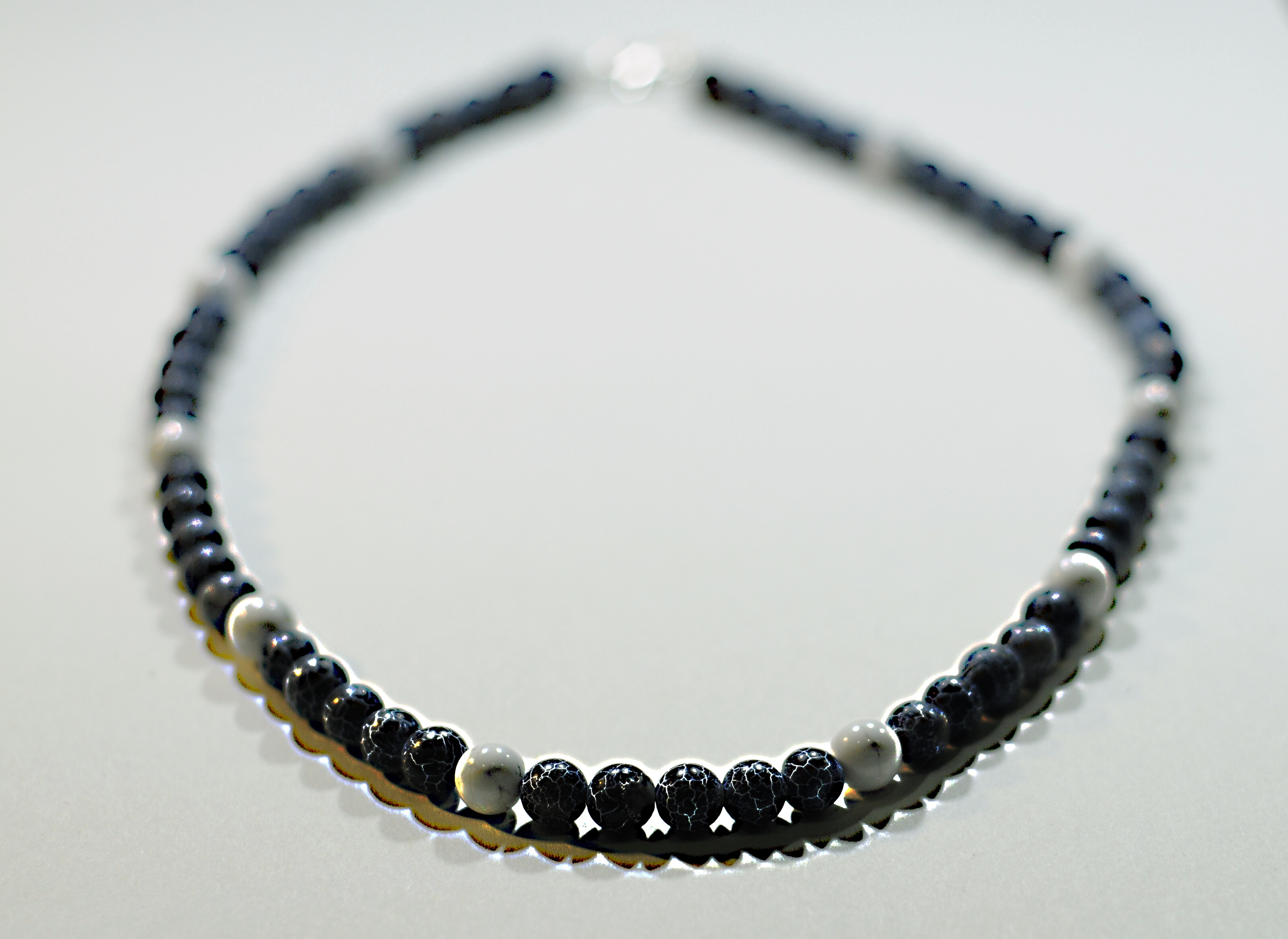 Naszyjnik i bransoletka z agatem - nr kat. 392 i 392a