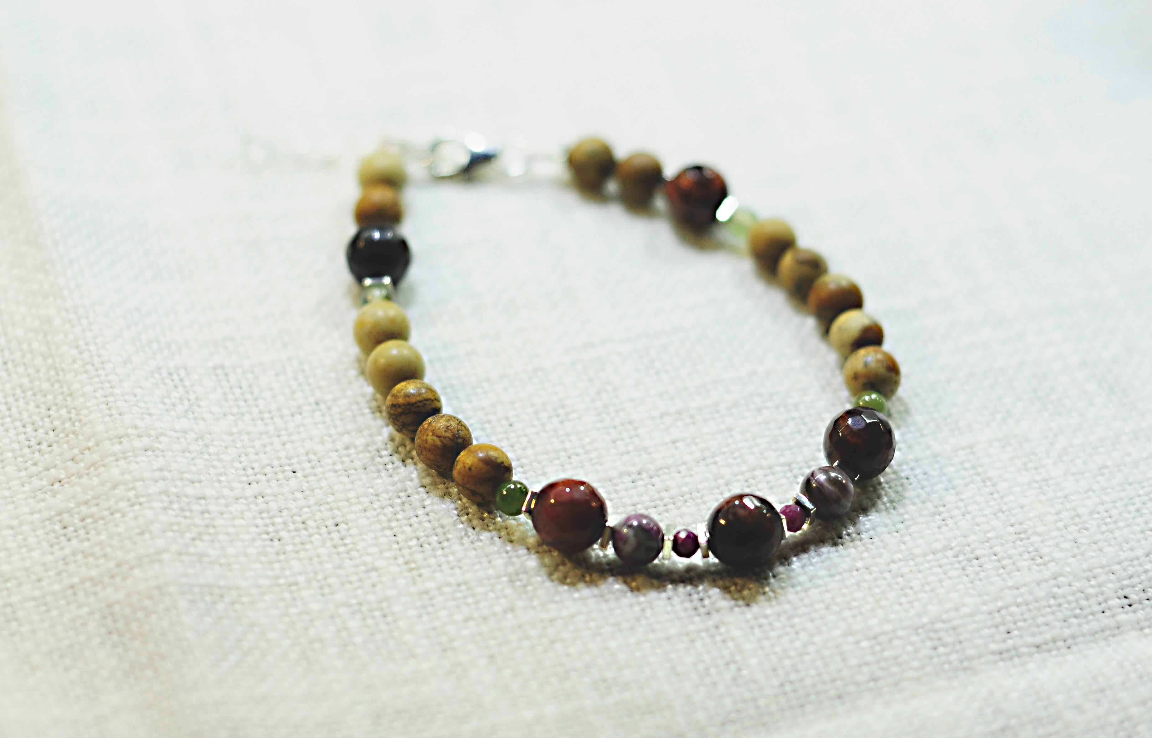 Bransoletka z jaspisem - nr kat. 393a