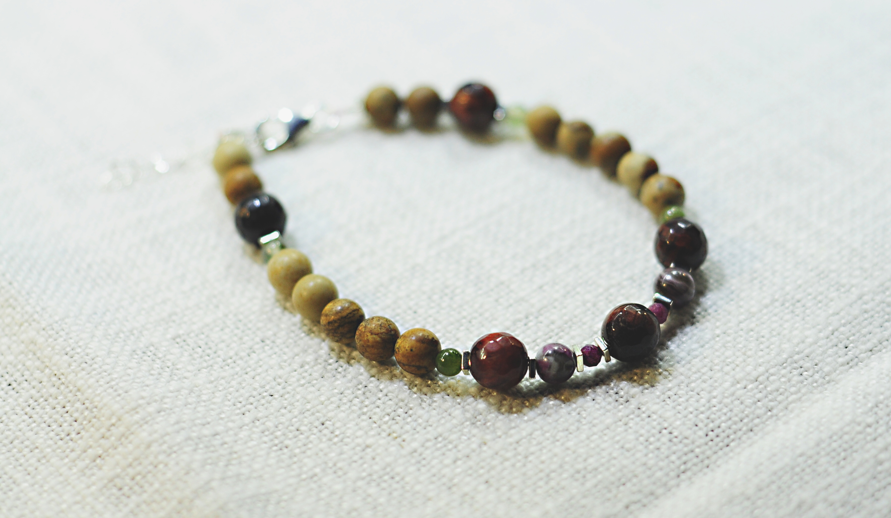 Bransoletka z jaspisem - nr kat. 393a