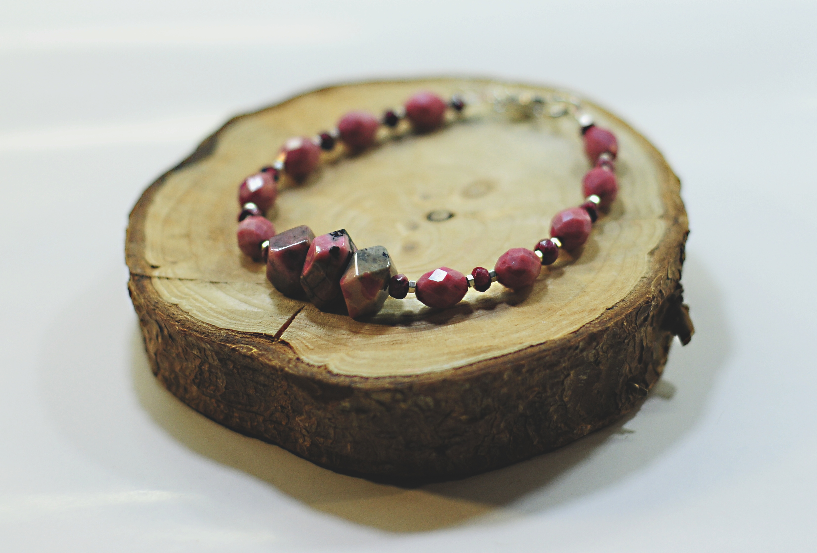 Bransoletka z rodonitem - nr kat. 398a