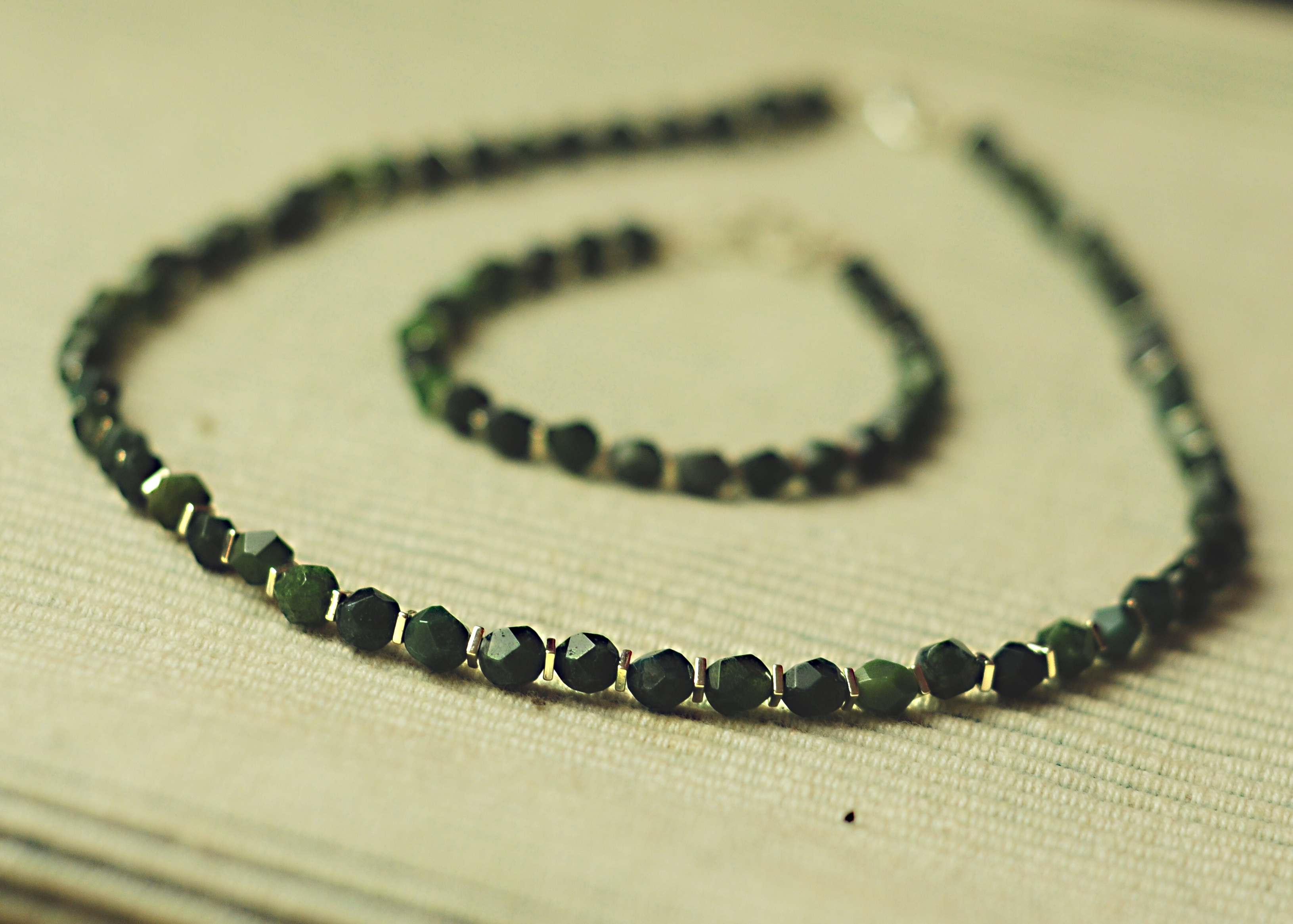 Naszyjnik i bransoletka z agatem - nr kat. 401 i 401a