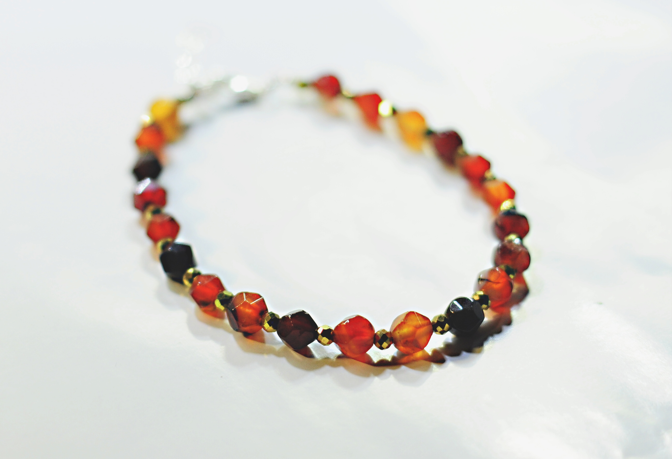 Bransoletka z agatem - nr kat. 402a