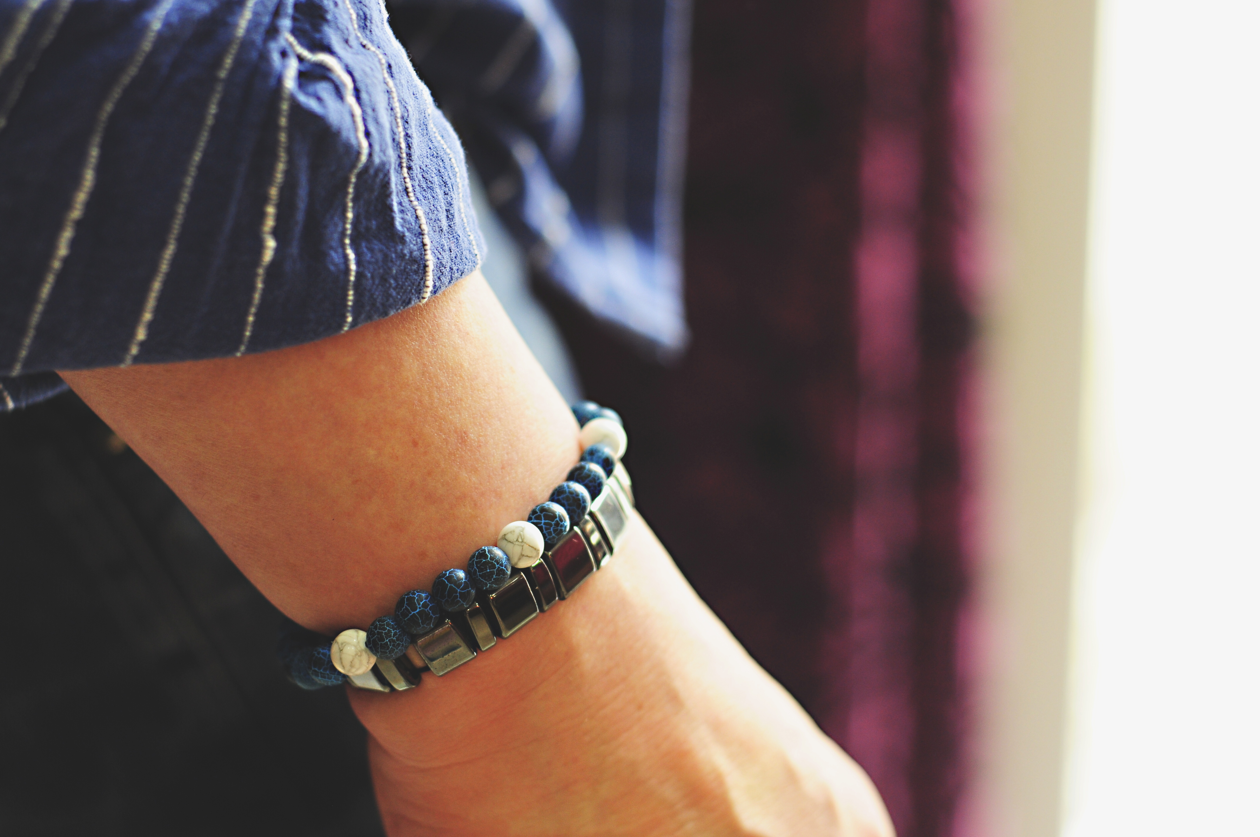 Naszyjnik i bransoletka z agatem - nr kat. 405 i 405a