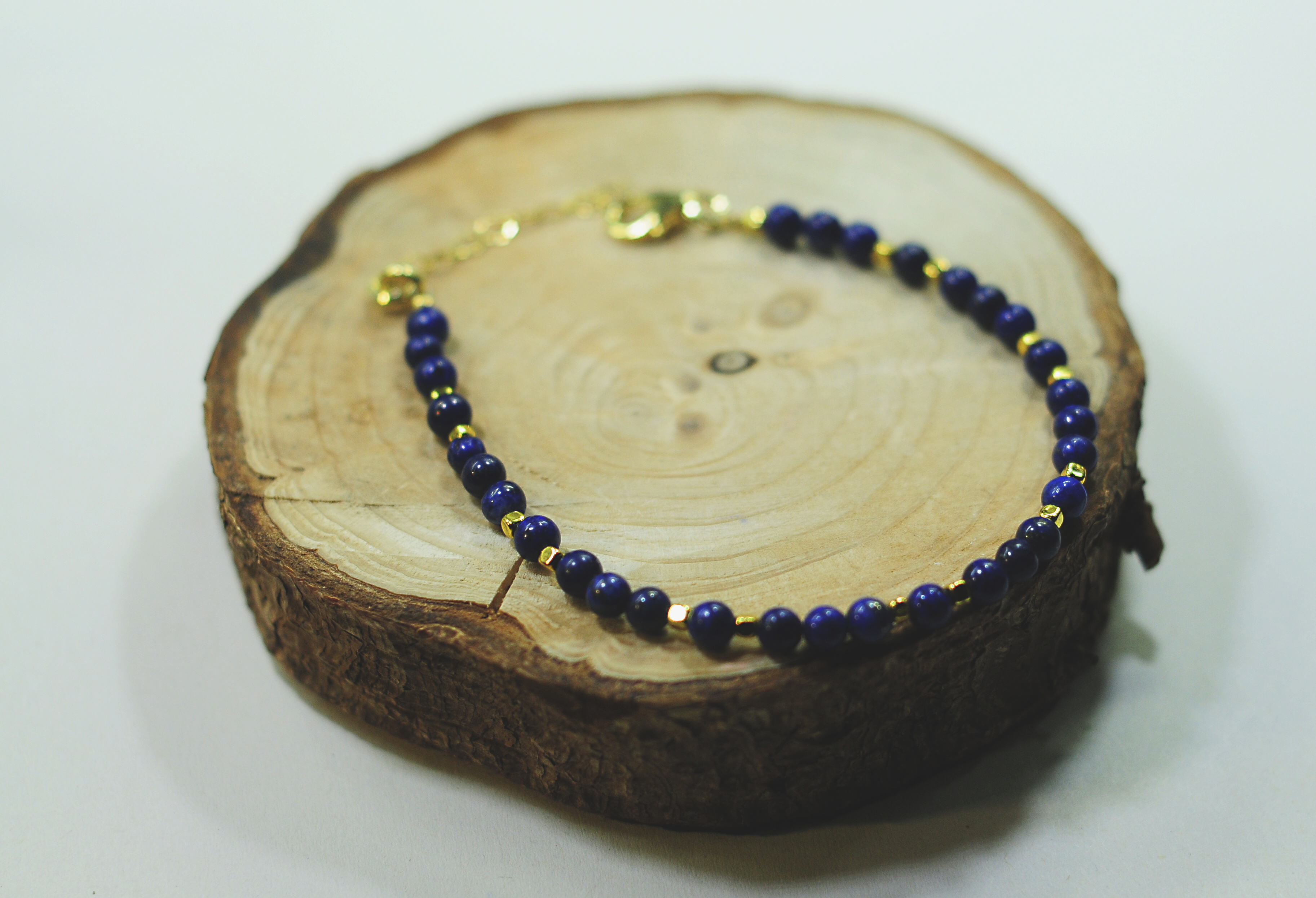 Bransoletka z lapis lazuli - nr kat. 407a